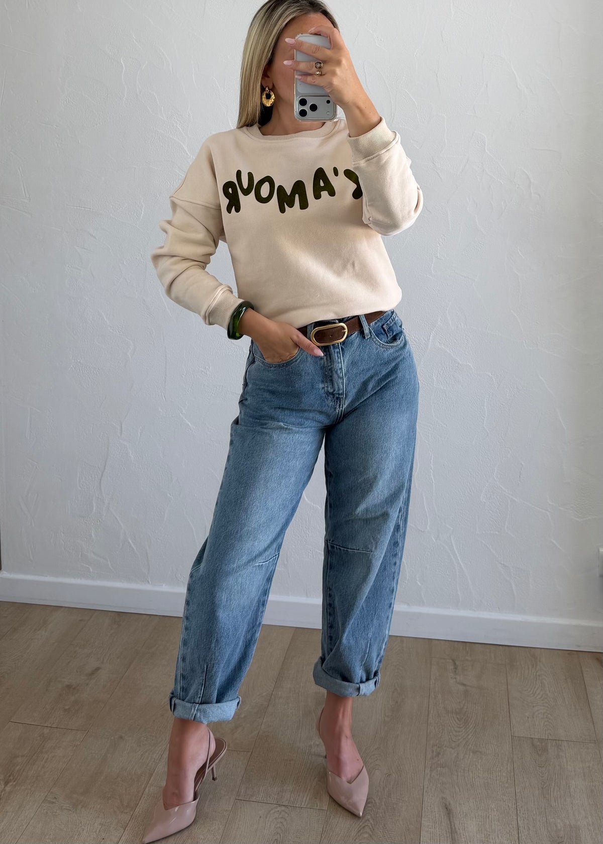 Sweat Calista beige