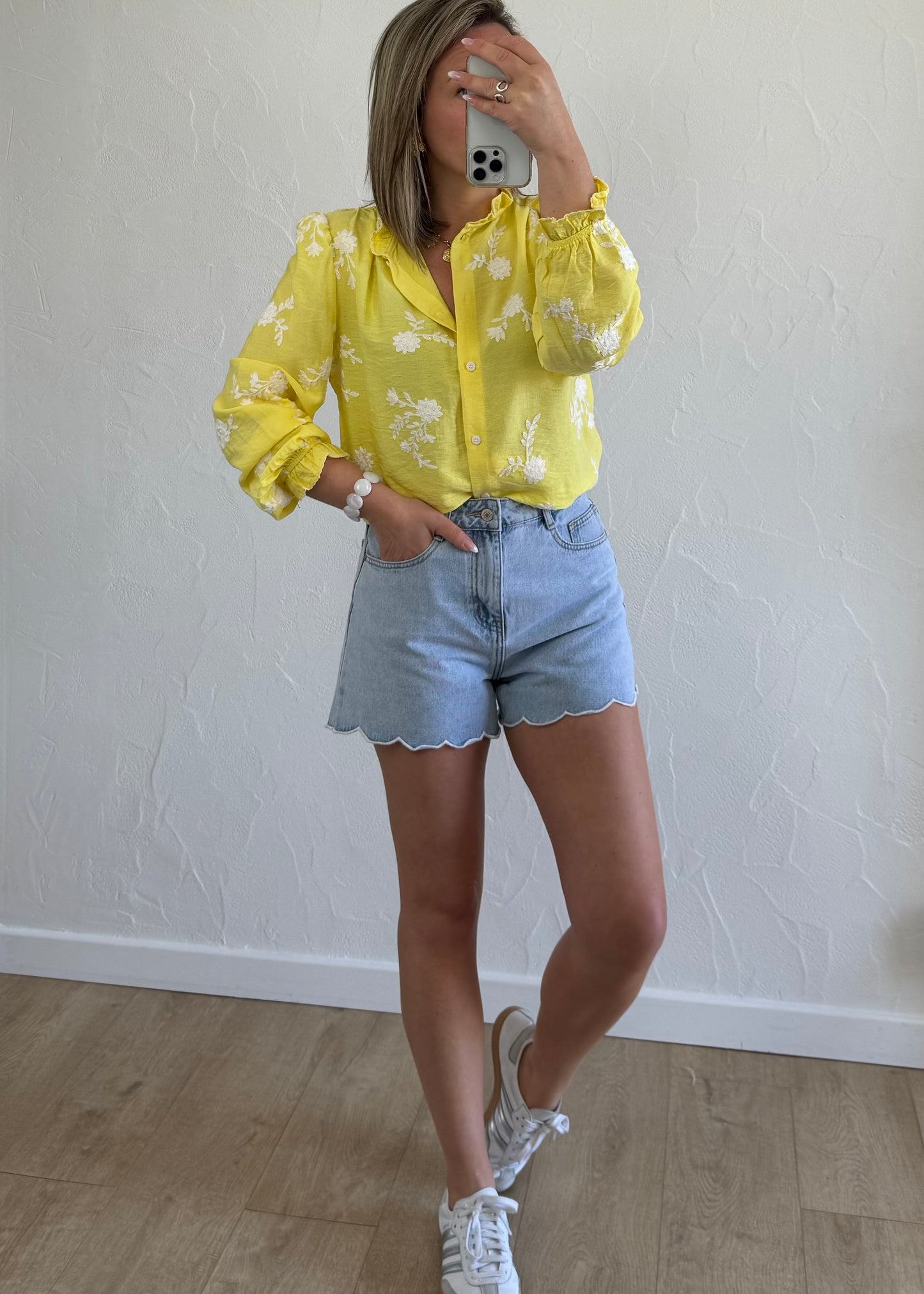 Chemisier Ambre Jaune
