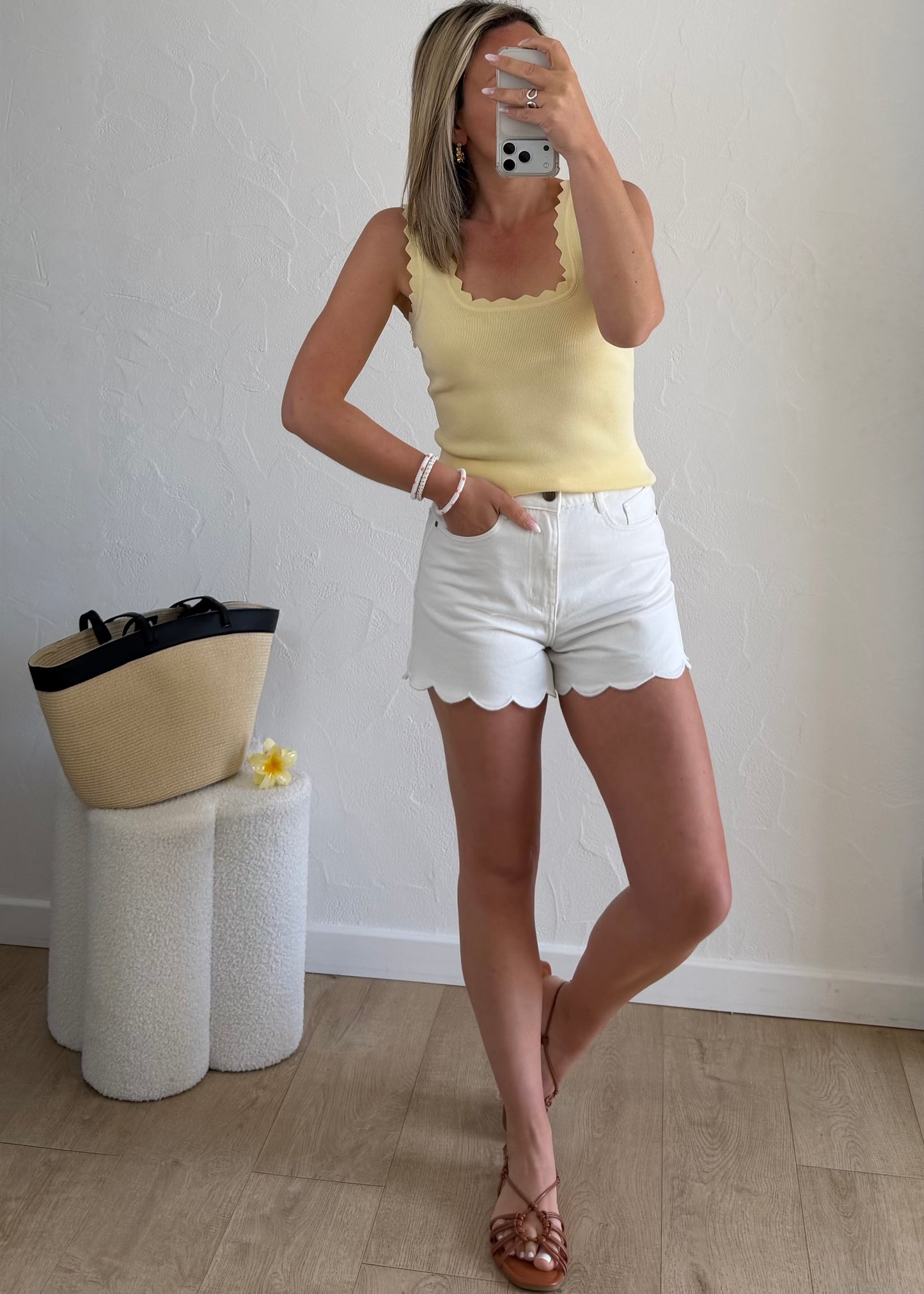 Débardeur ROMANE Jaune