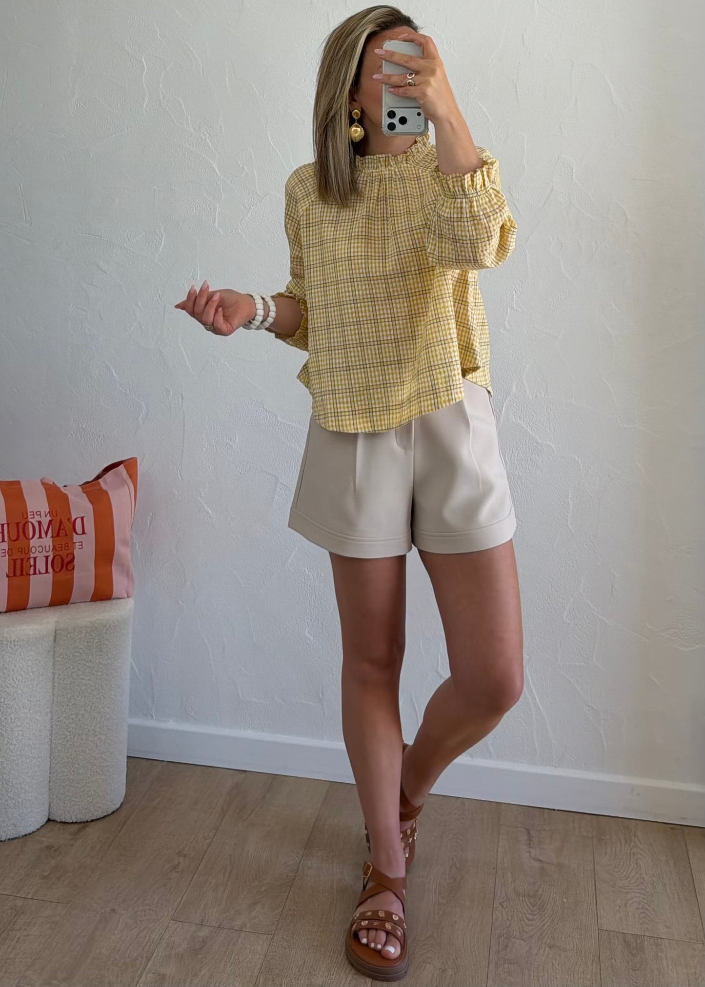 Chemisier AVA Jaune