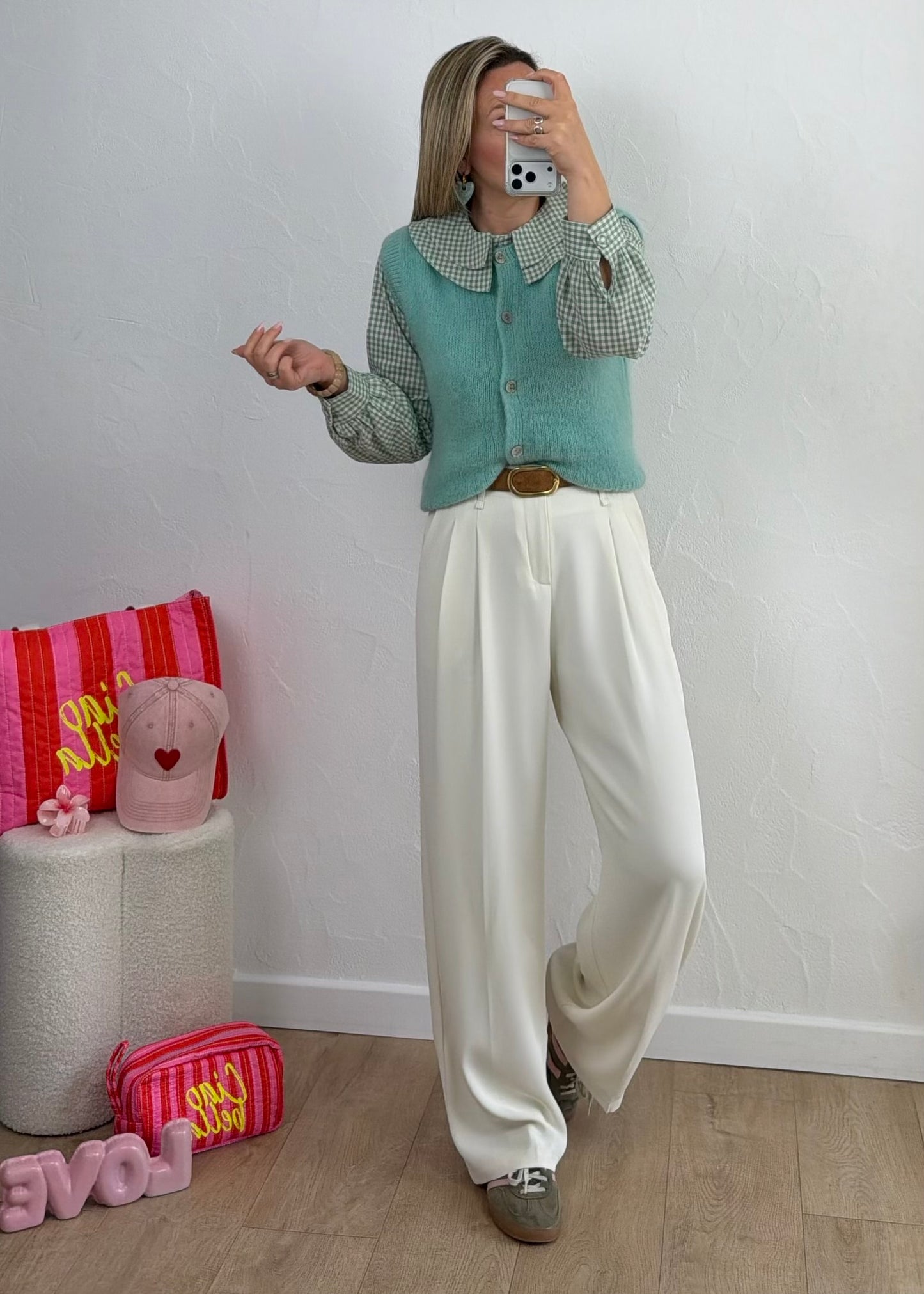 Gilet ADRIANNA Turquoise