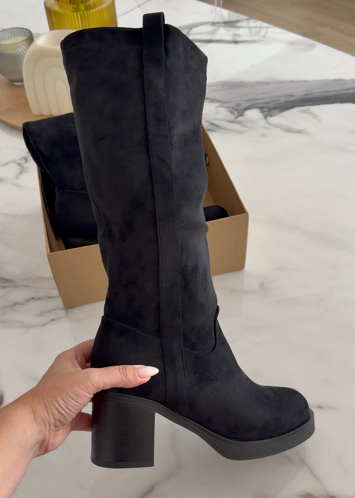 Bottes Salomé noires