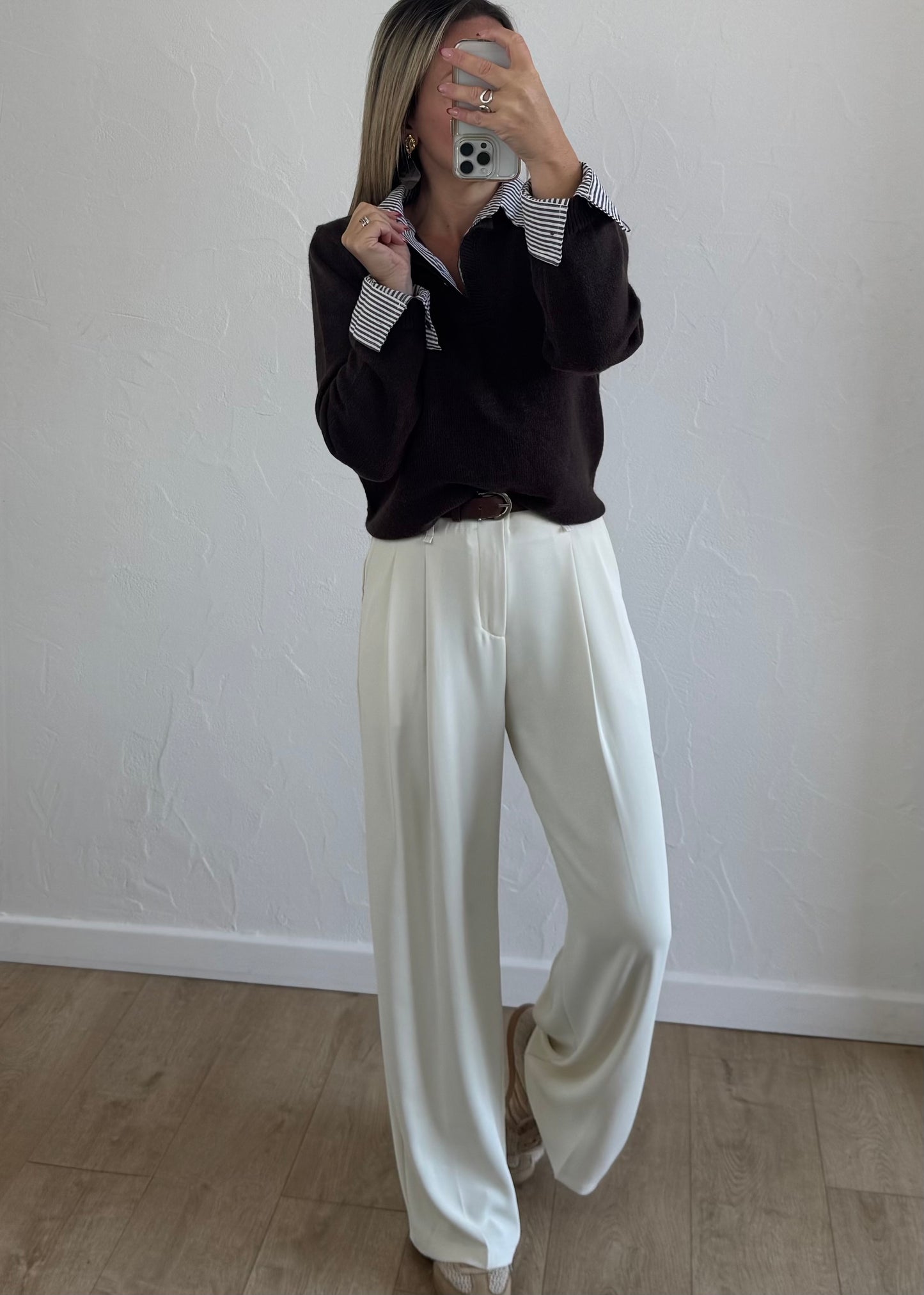 Pull ORELIANE Chocolat