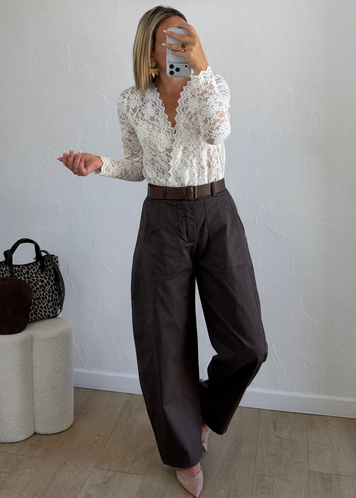 Body Lacy écru