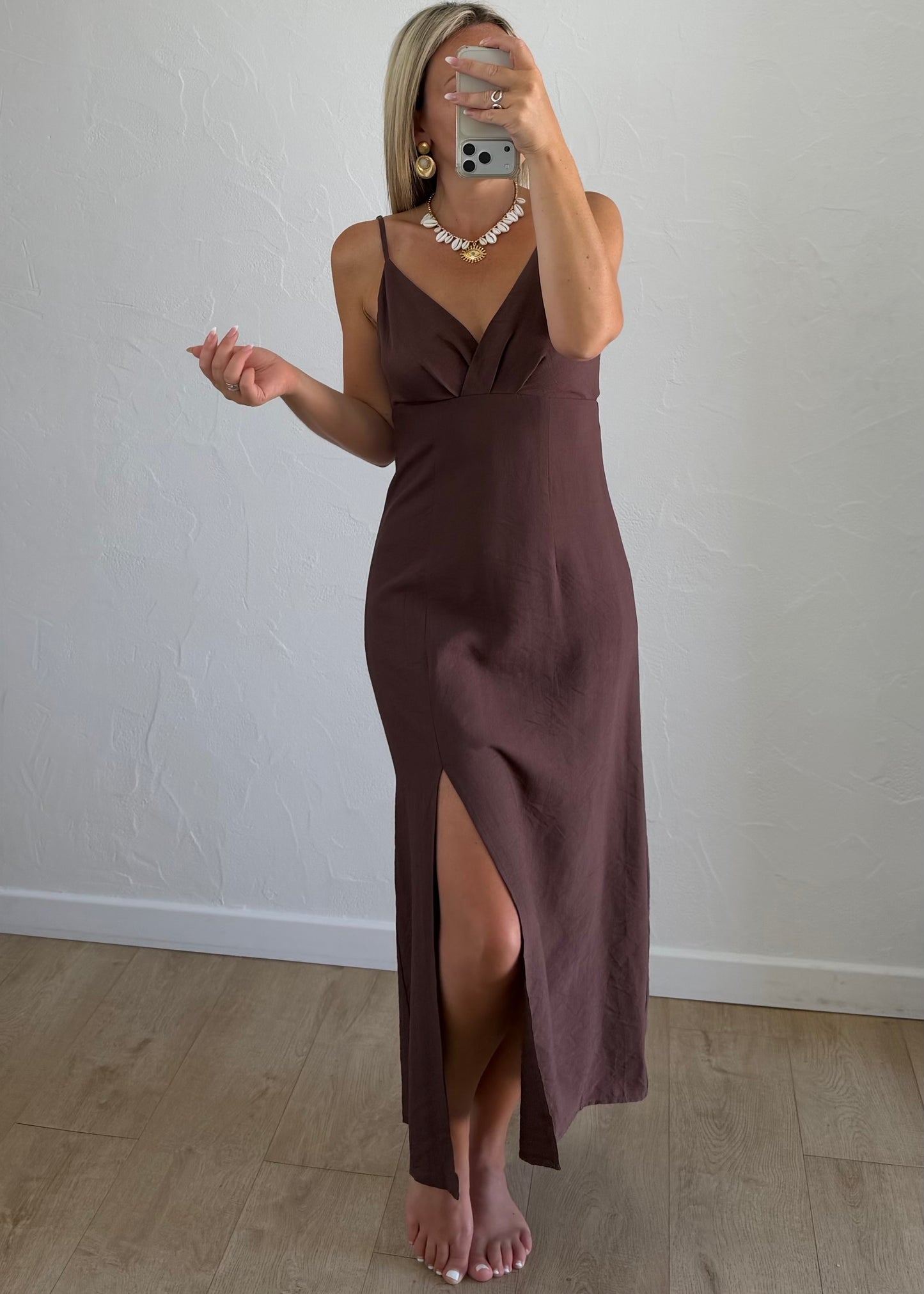 Robe FAUSTINE Choco
