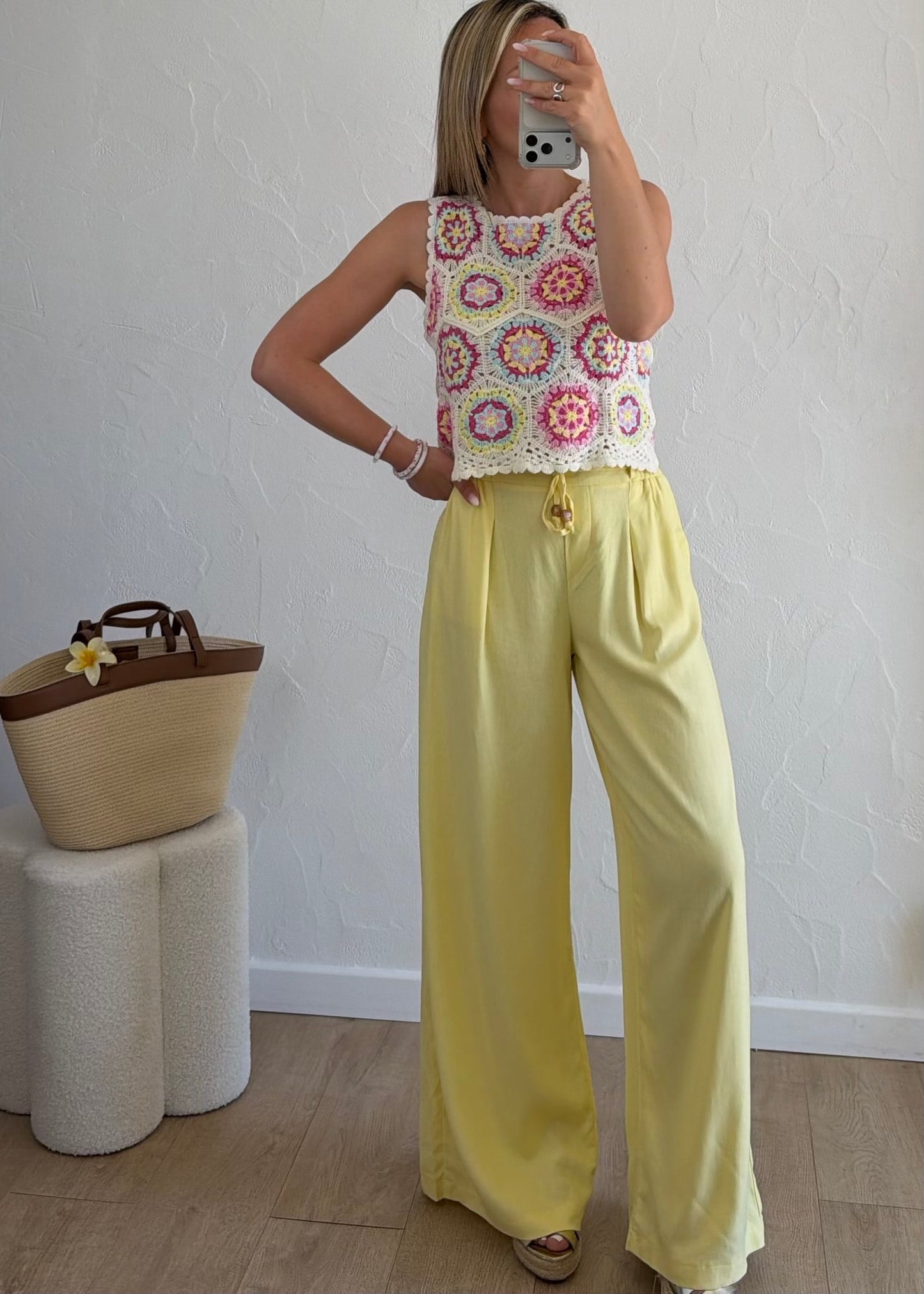 Pantalon DIANE Jaune