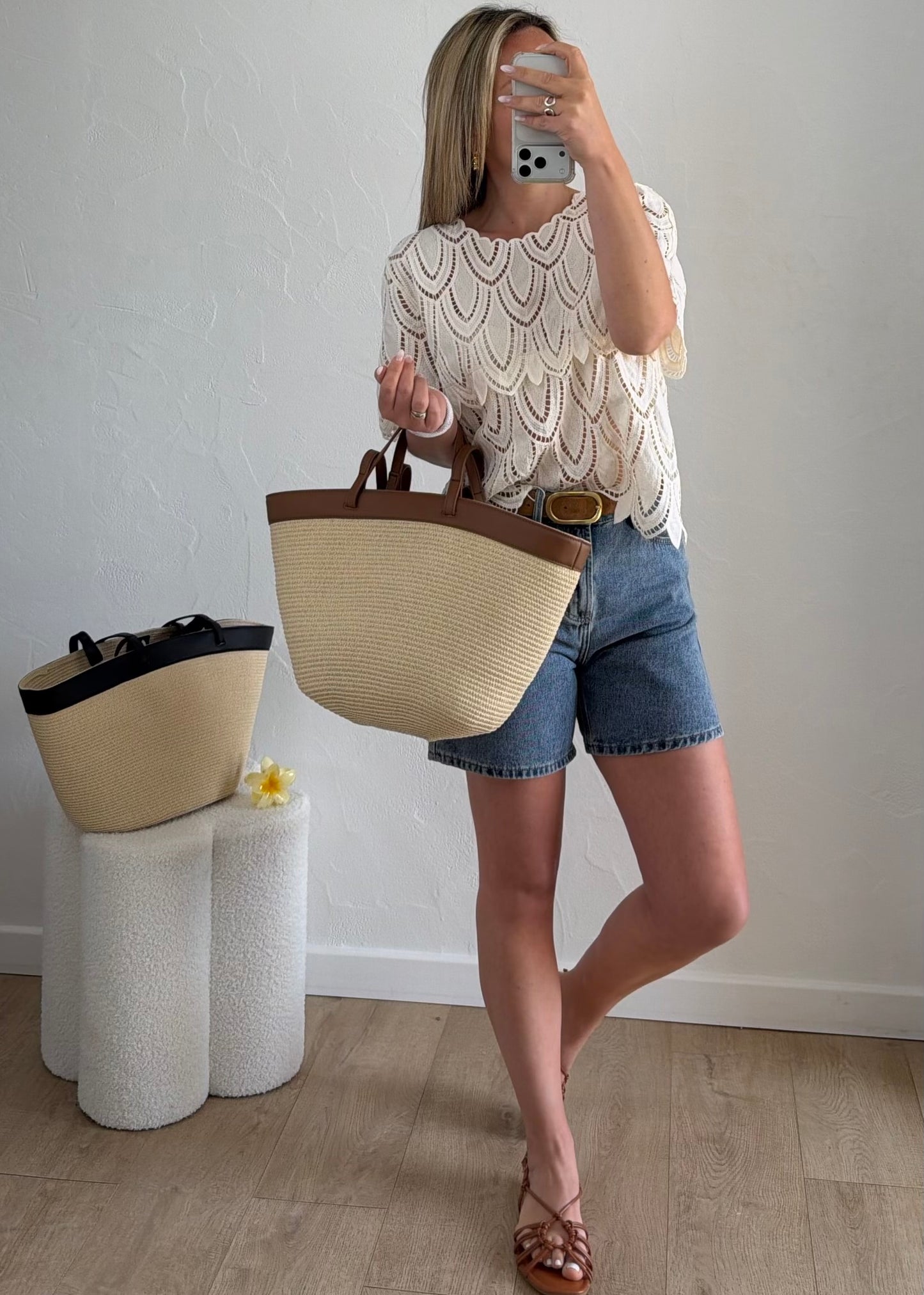 Haut INÈS Beige