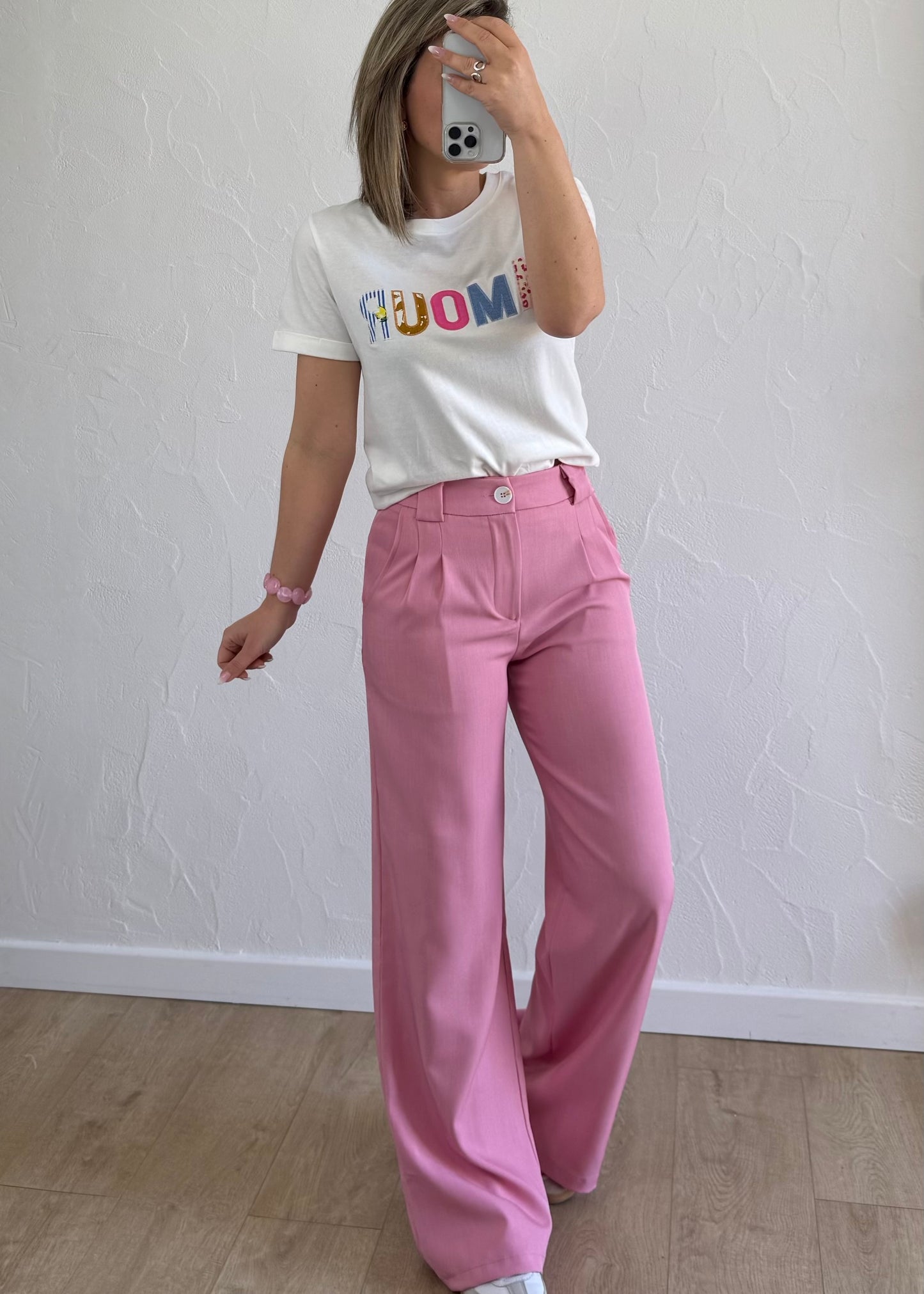 T-shirt « AMOUR » blanc
