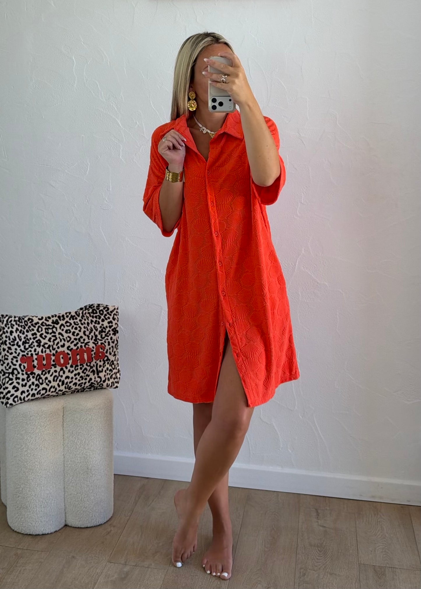 Robe ÉPONGE Orange 🍊