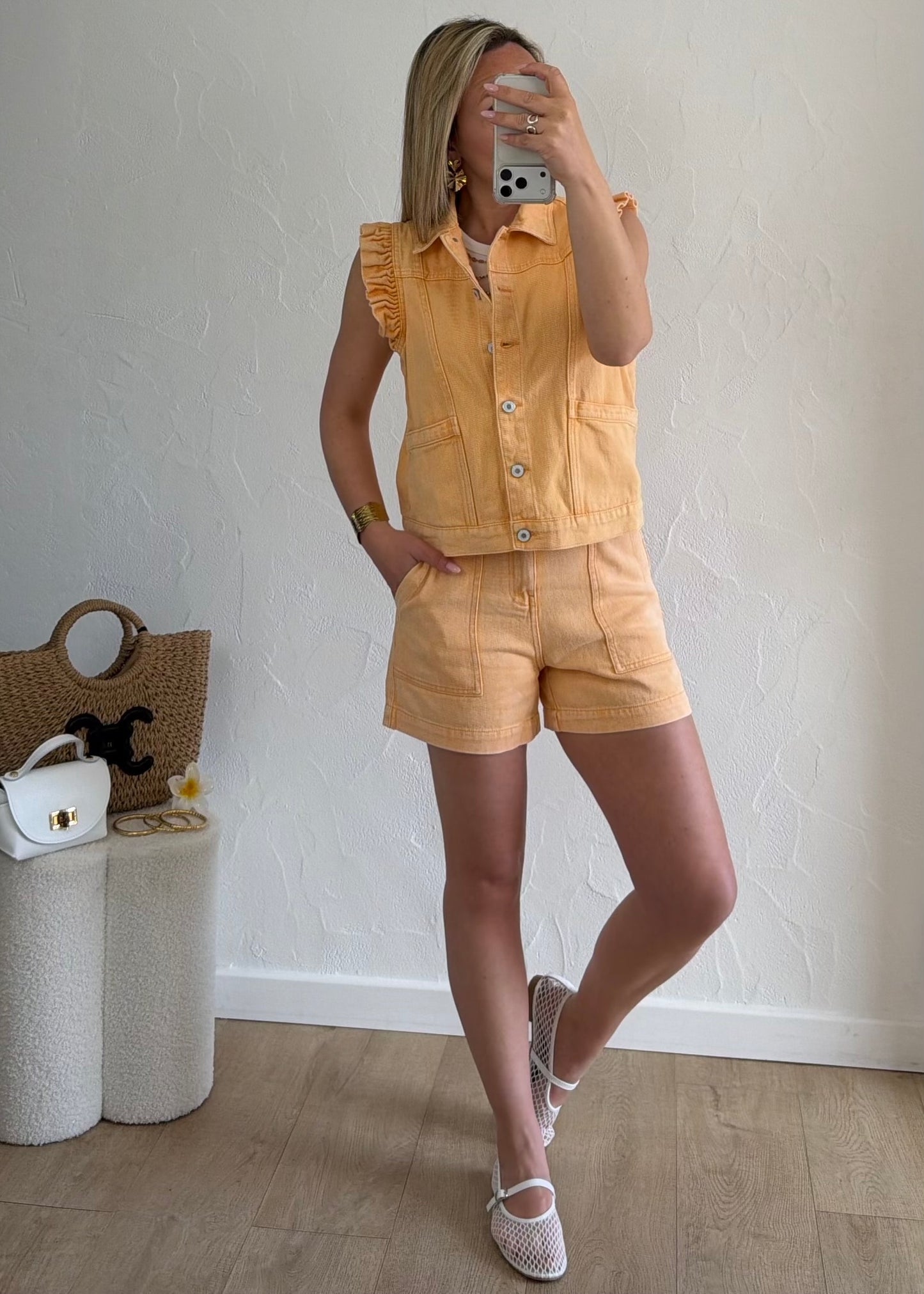 Short DAPHNE Orange