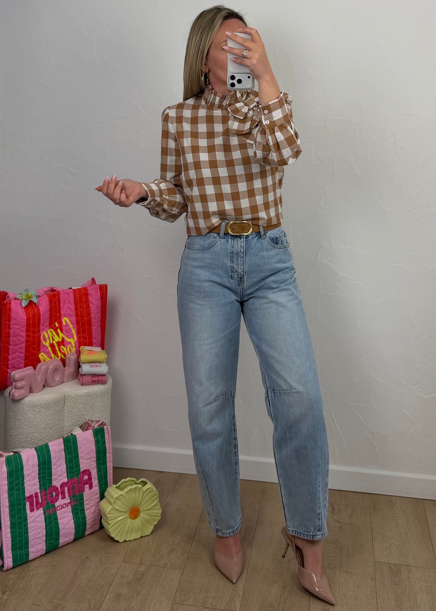 Blouse APOLINNE Camel