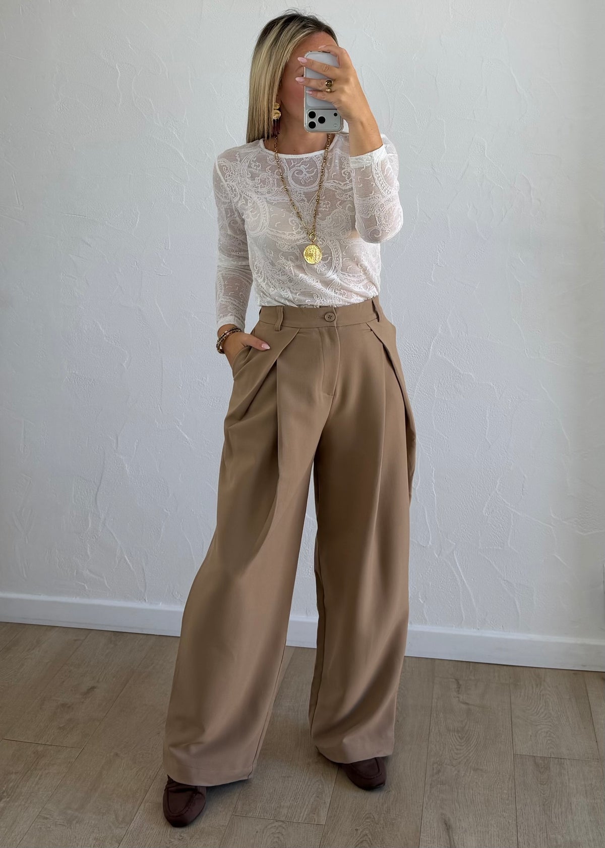 Pantalon Jason camel