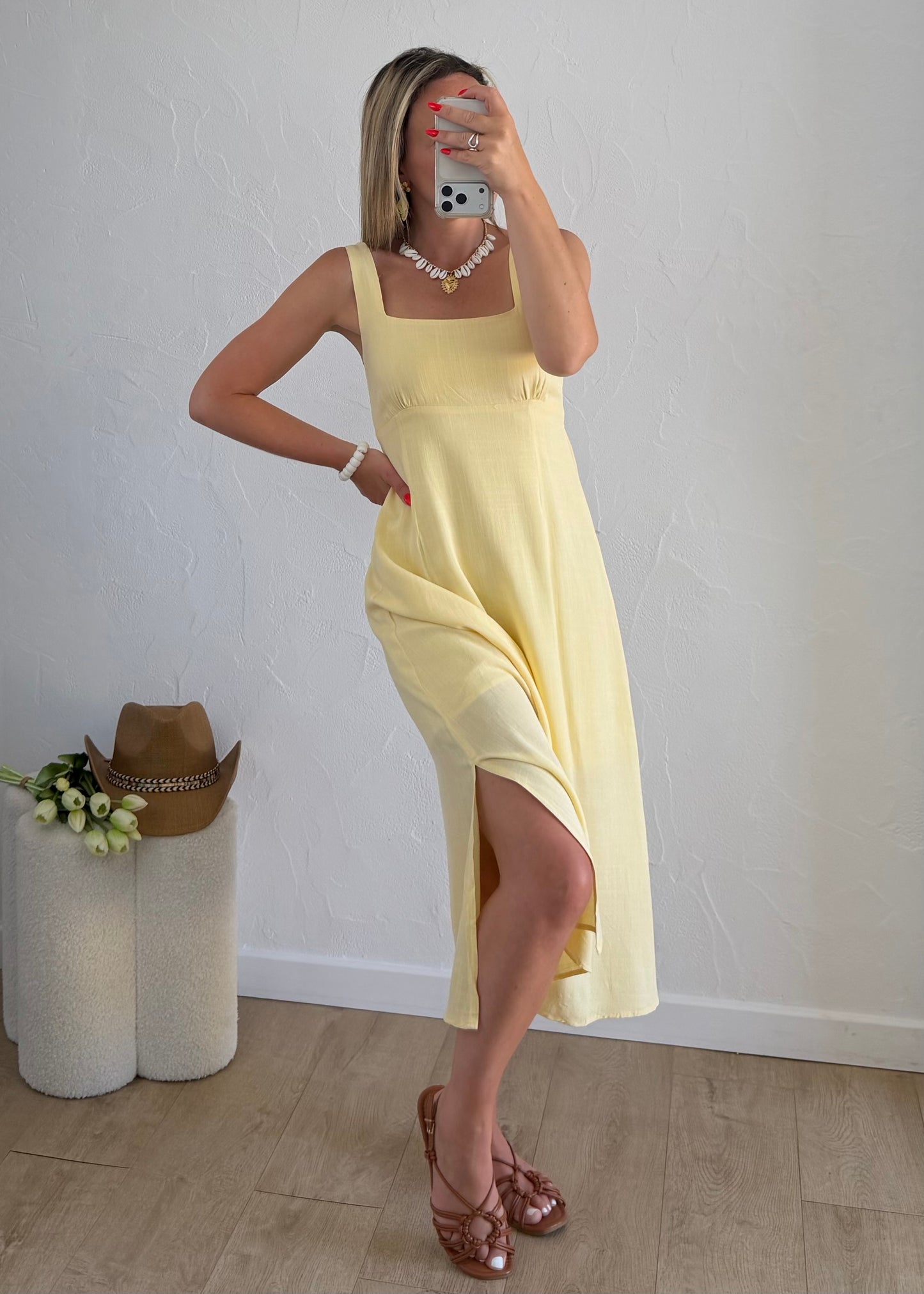 Robe CINDY Jaune