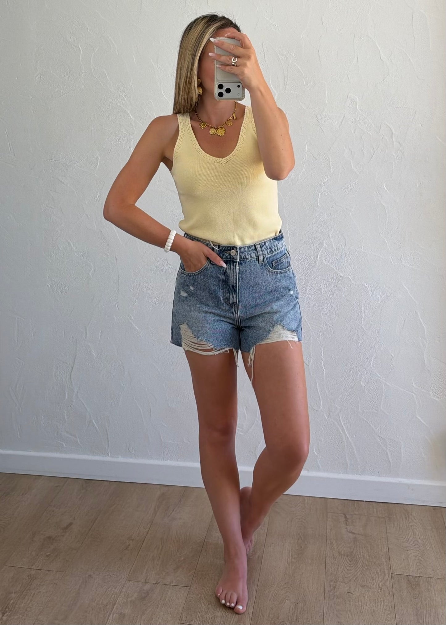 Débardeur LISE Jaune