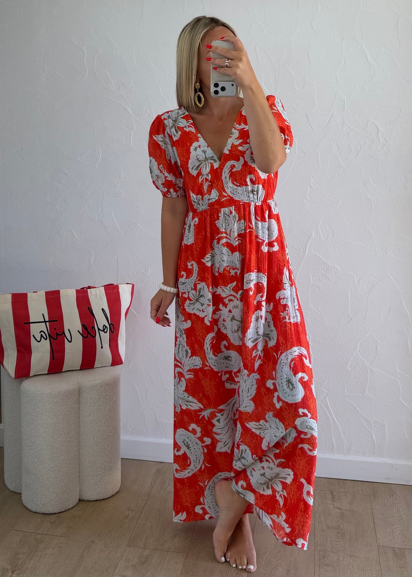 Robe AYLINE Rouge