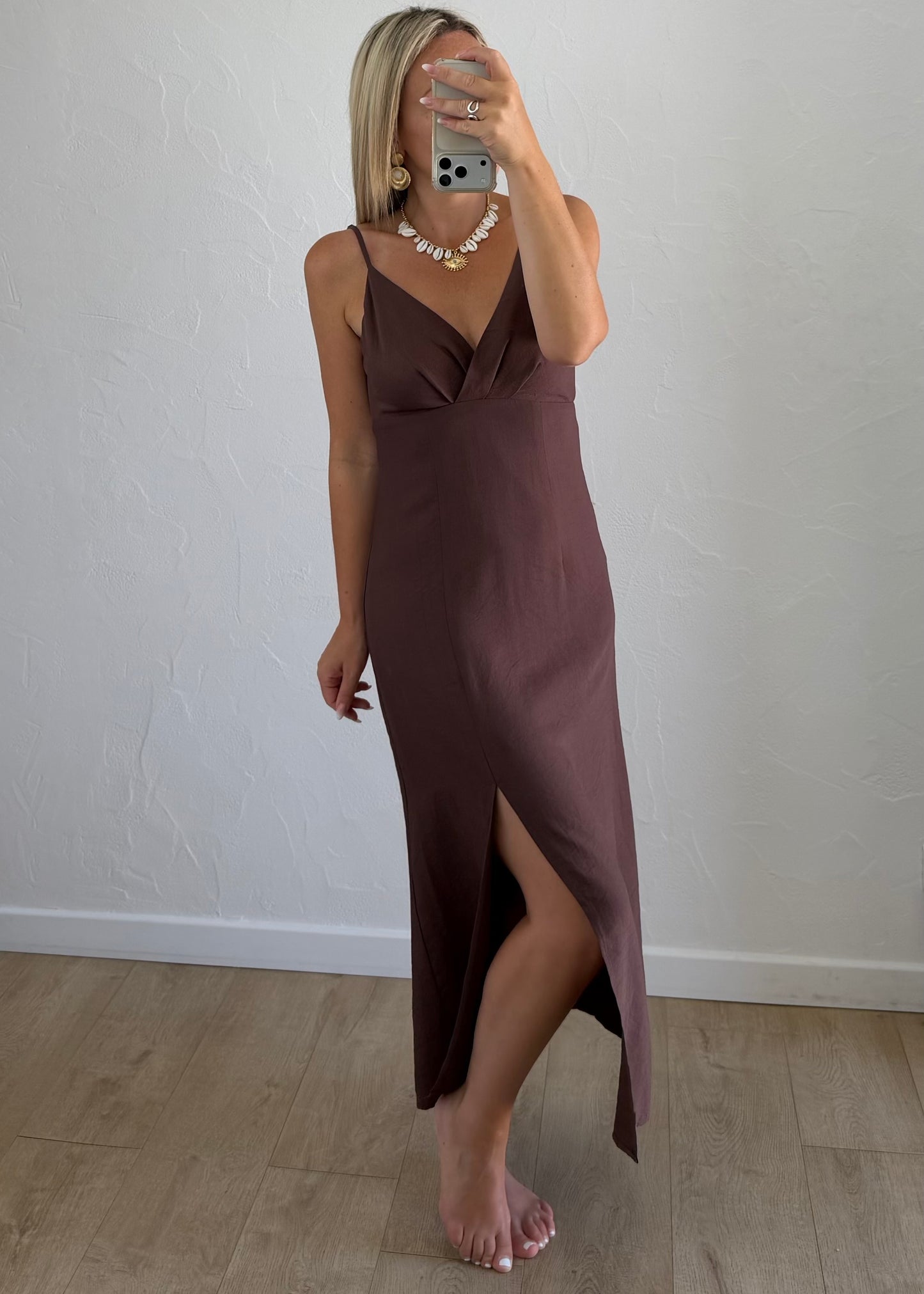 Robe FAUSTINE Choco