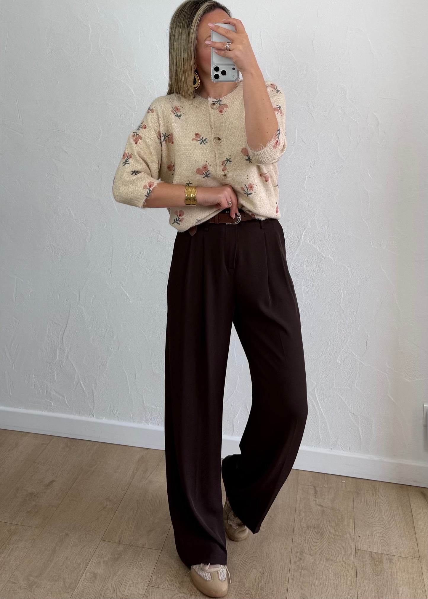 Gilet MARGUERITE Beige