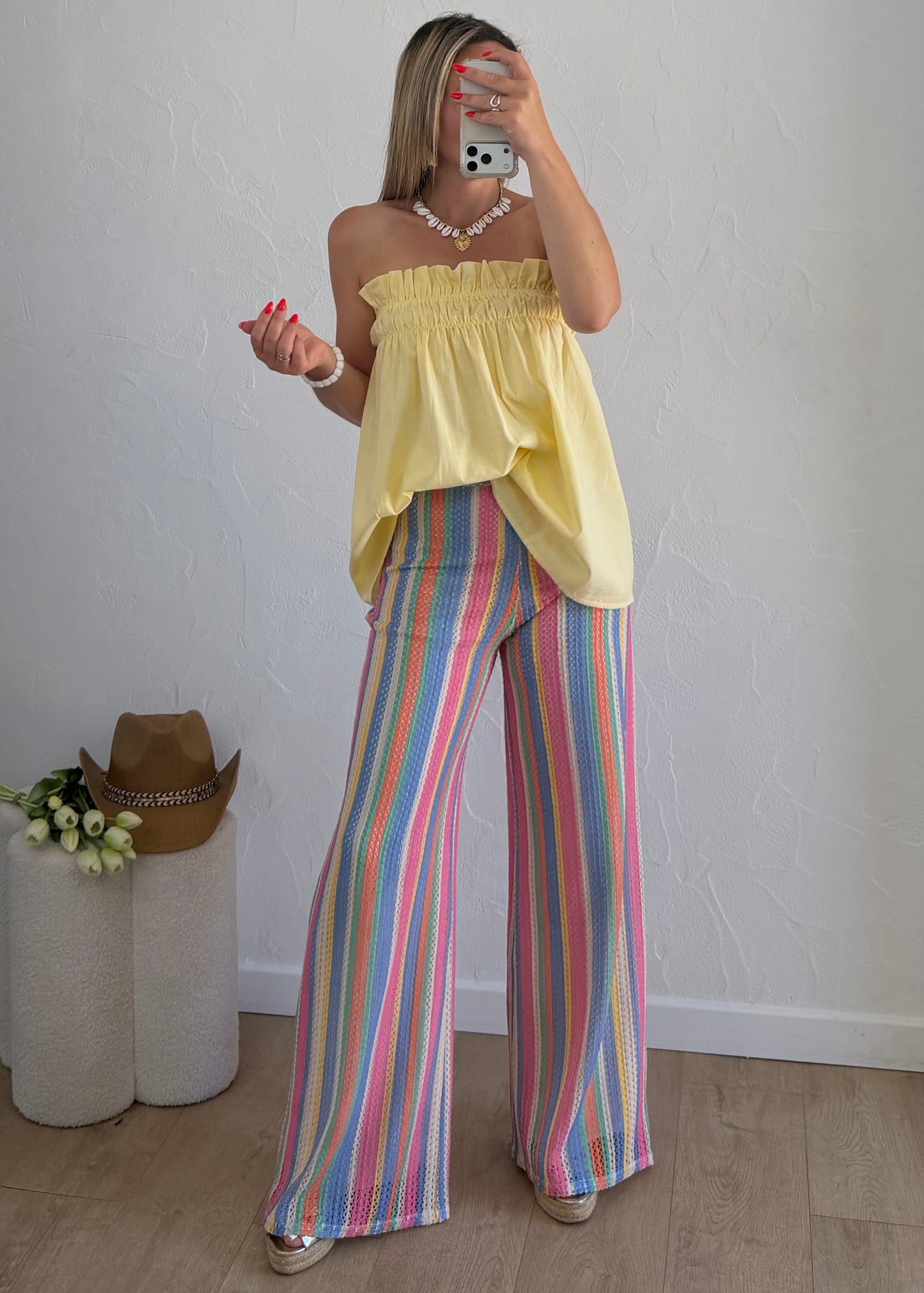 Pantalon AMANDINE Bleu