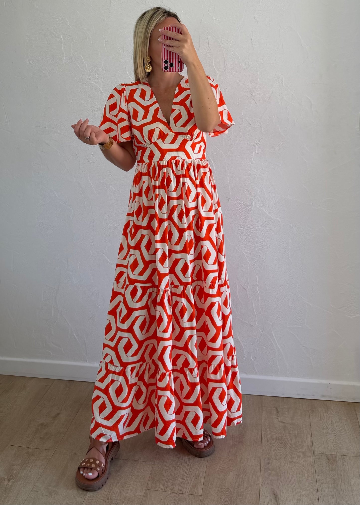 Robe ABIGAELLE Orange
