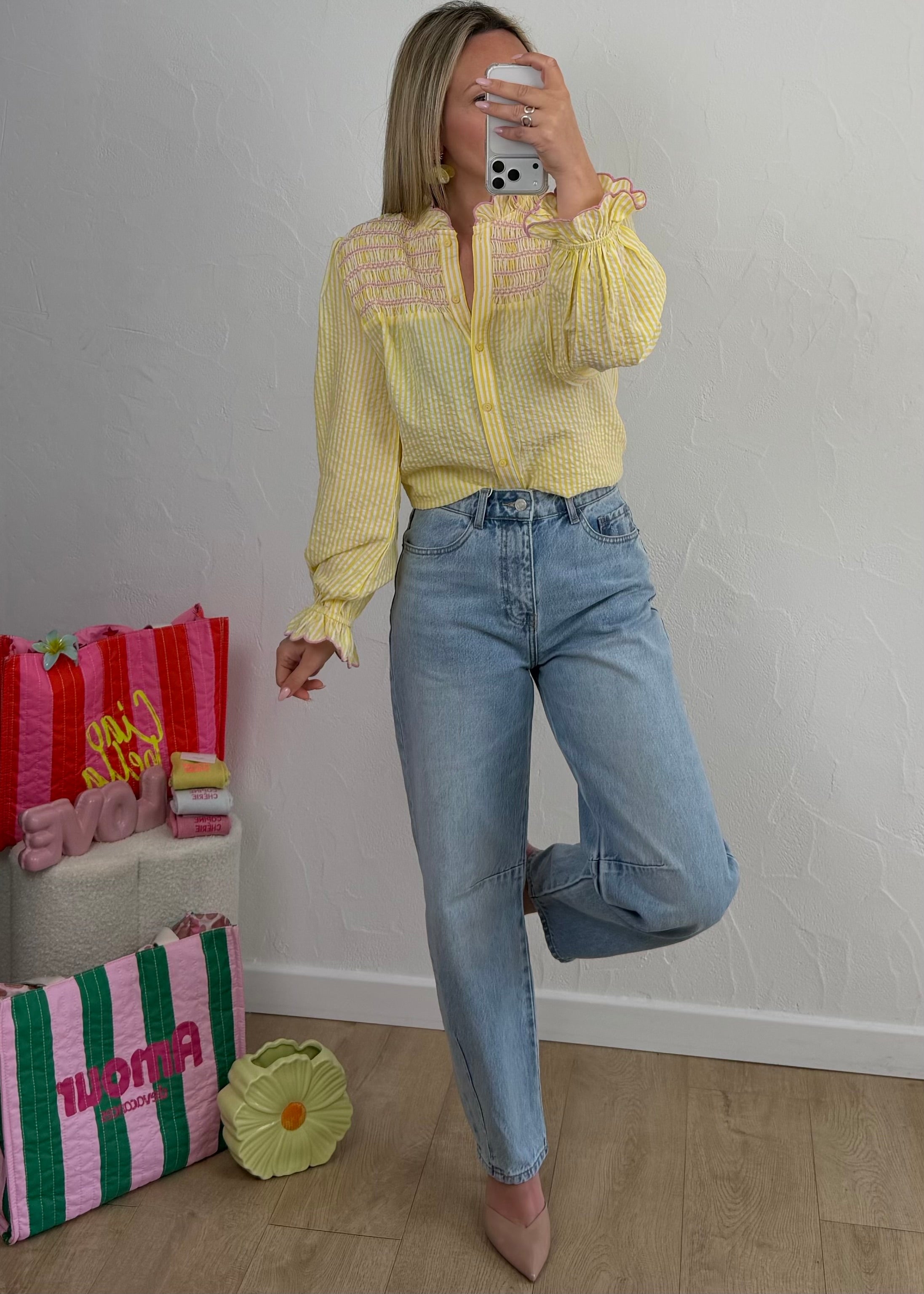 Chemisier BÉRYL Jaune