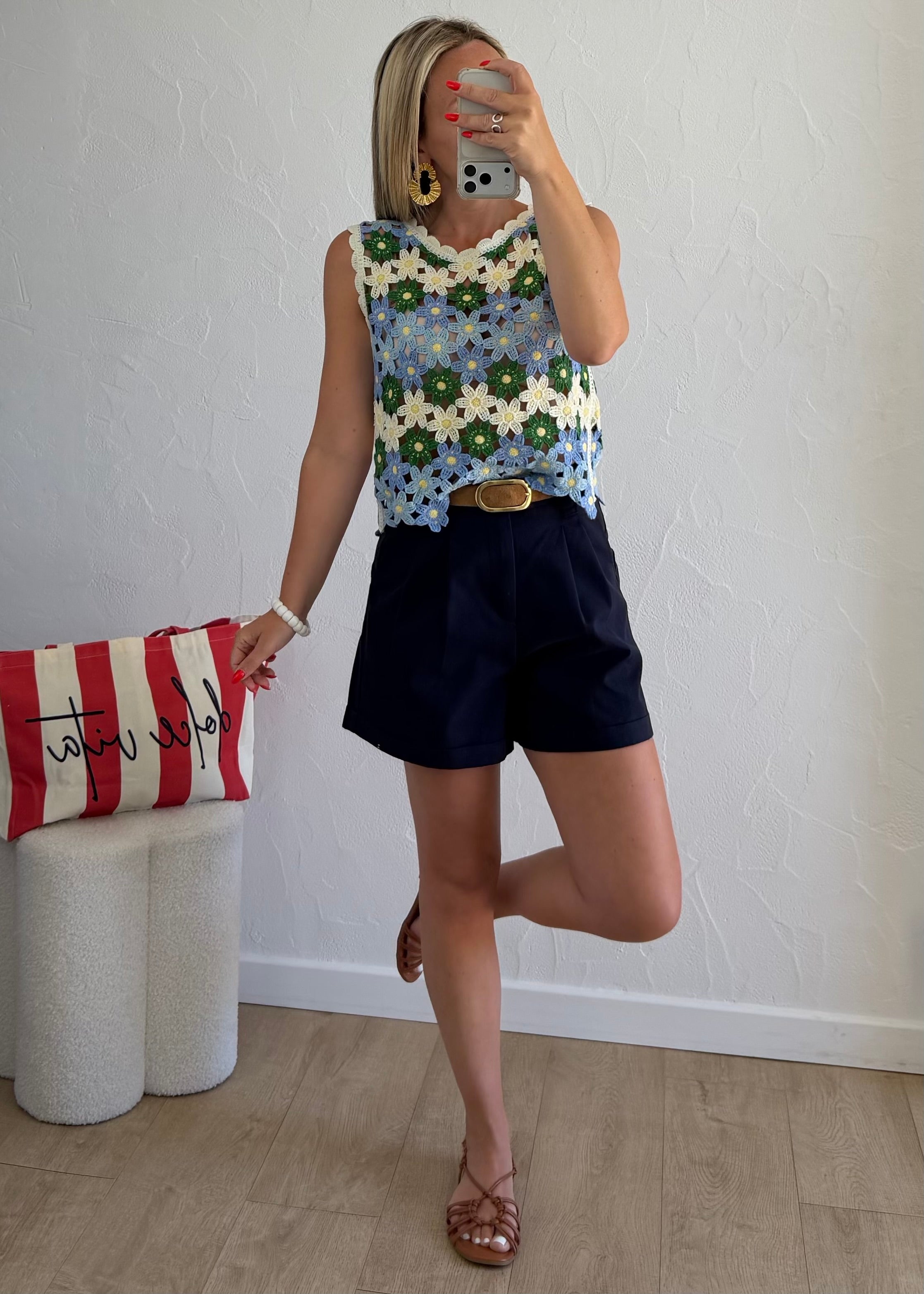 Short FLAVIE Bleu Marine