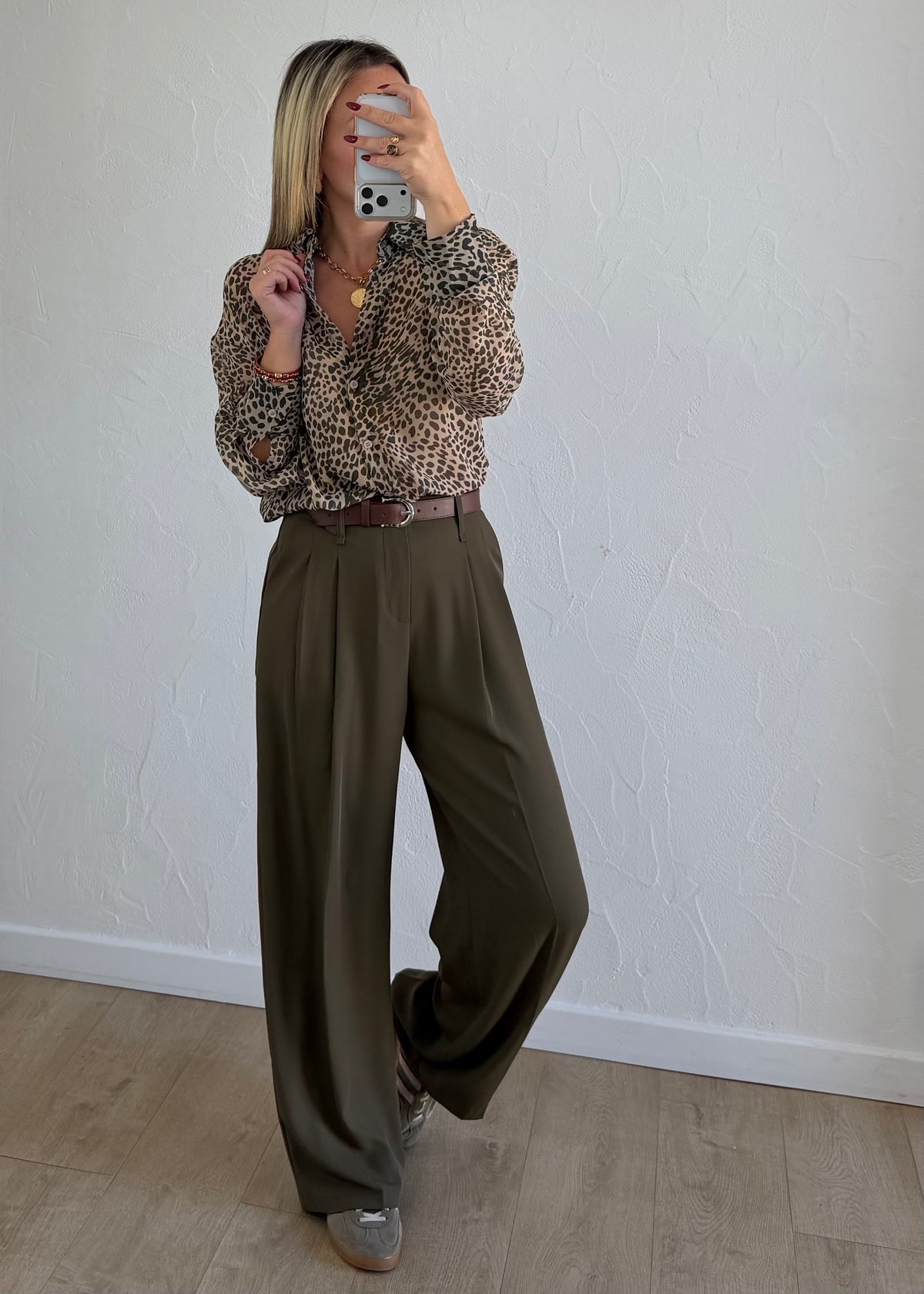 Chemise Amélie léopard