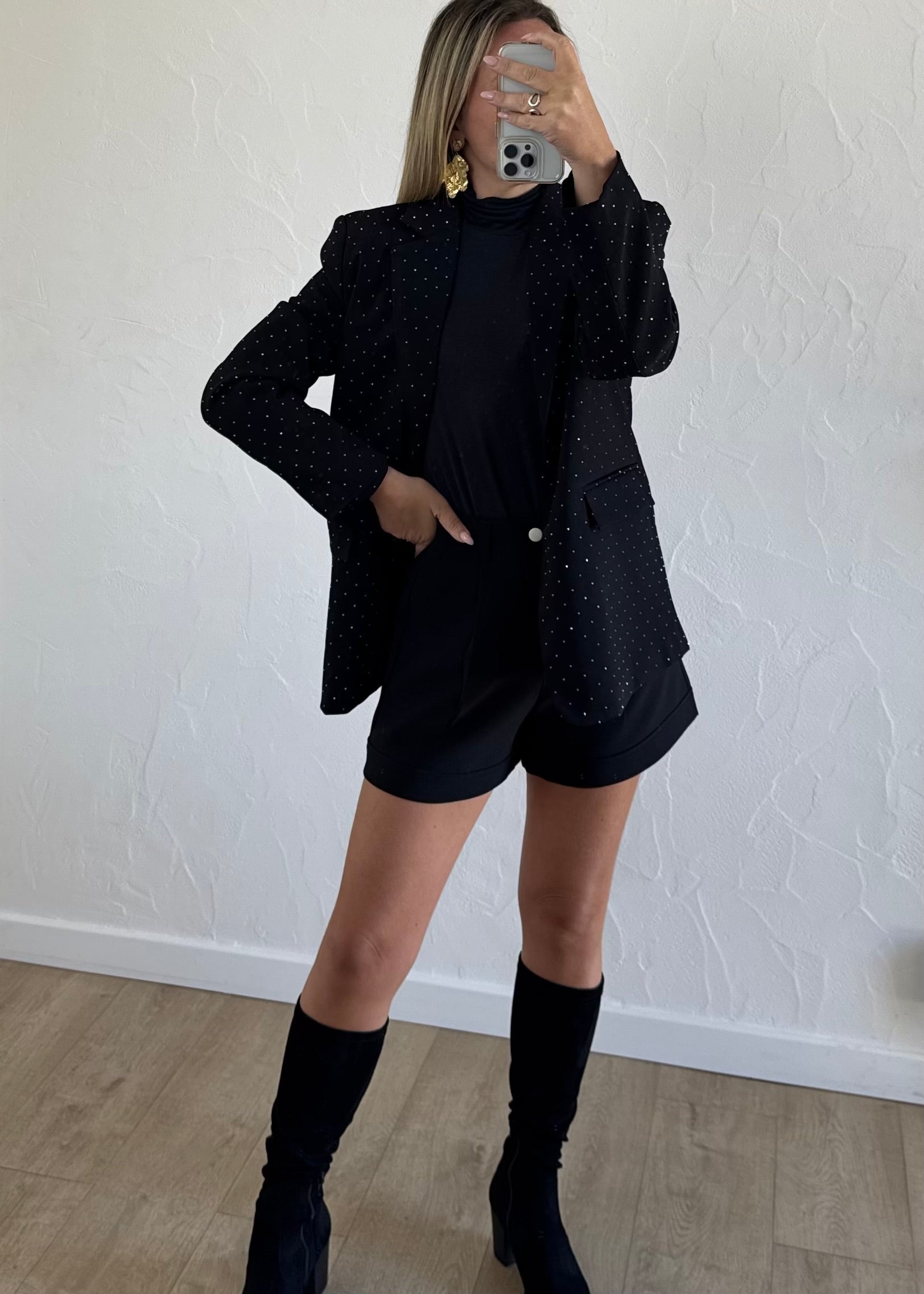Veste Blazer SOLEANE Noir