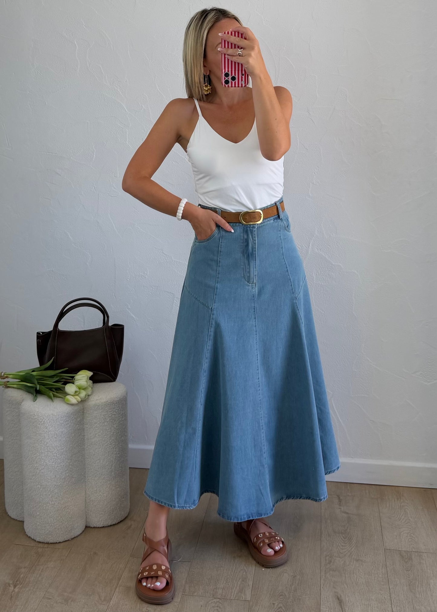 Jupe ROMY Bleu