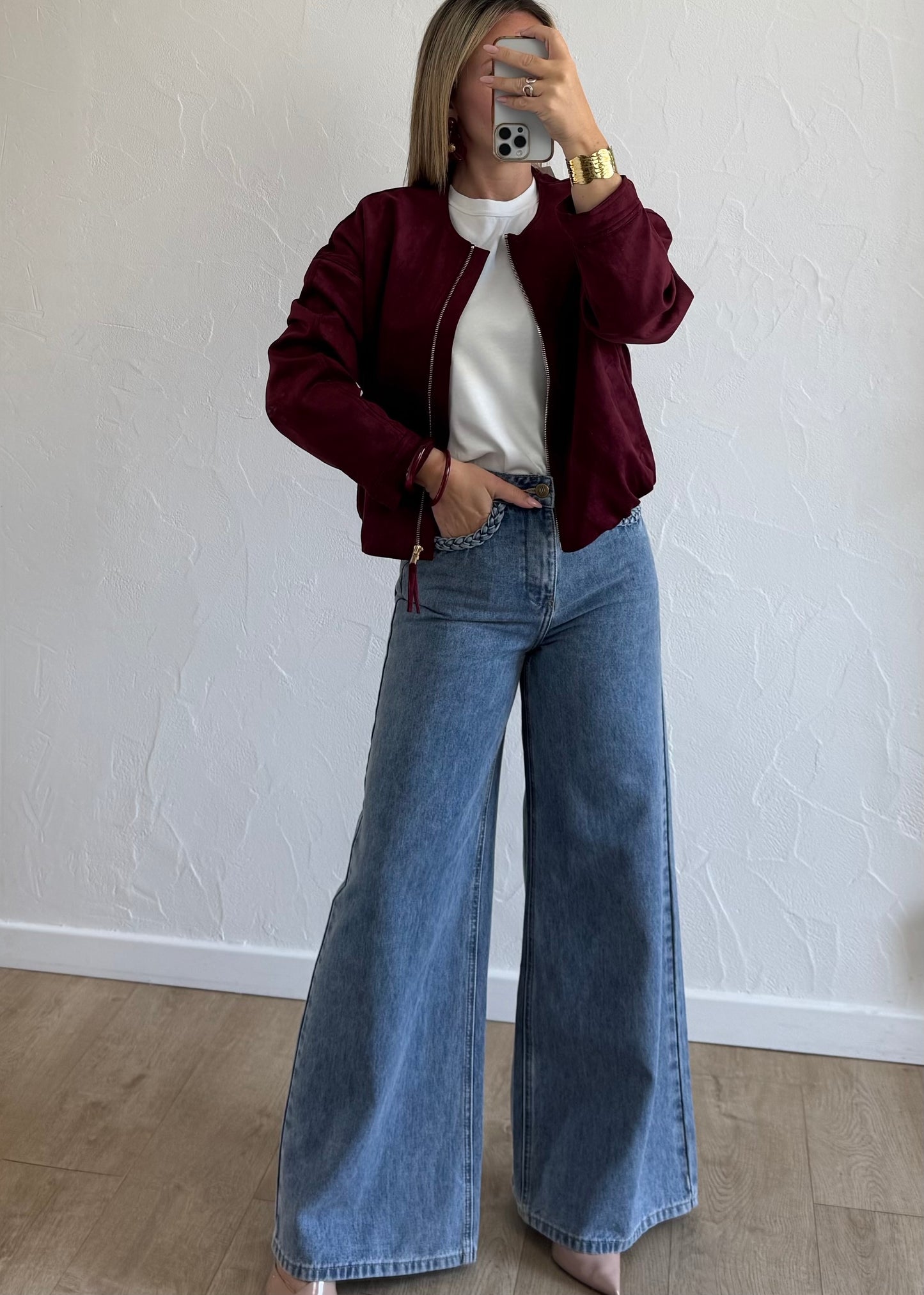 Veste BLEUET Bordeaux