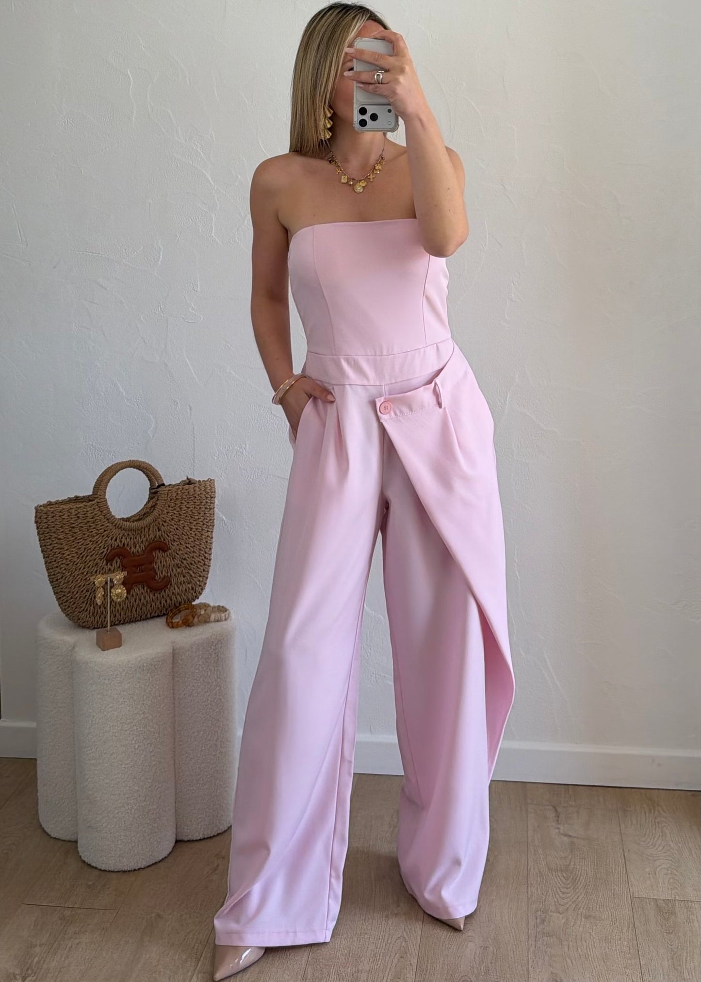 Combinaison bustier Lou Rose