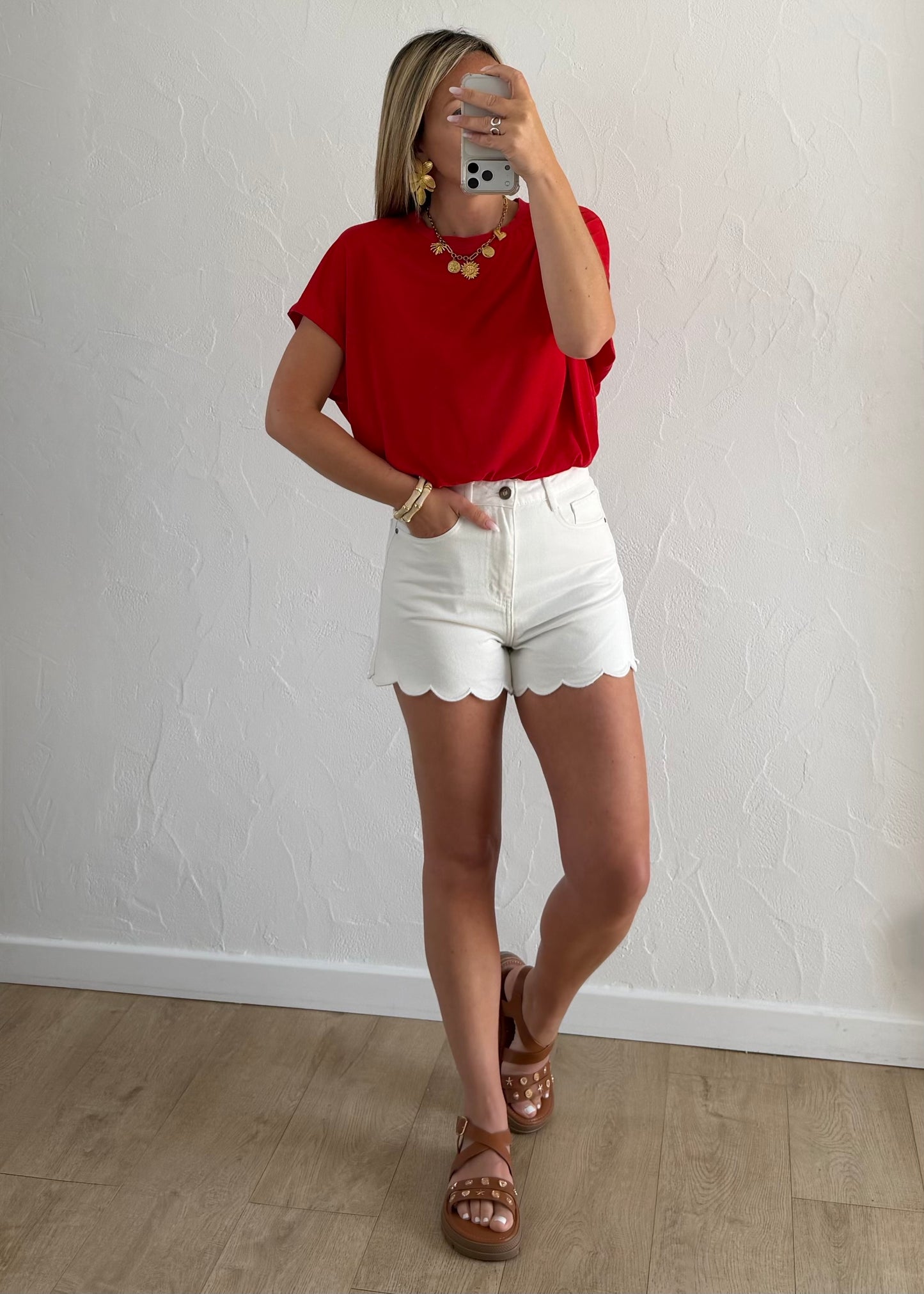 Tee-shirt ELWYN Rouge