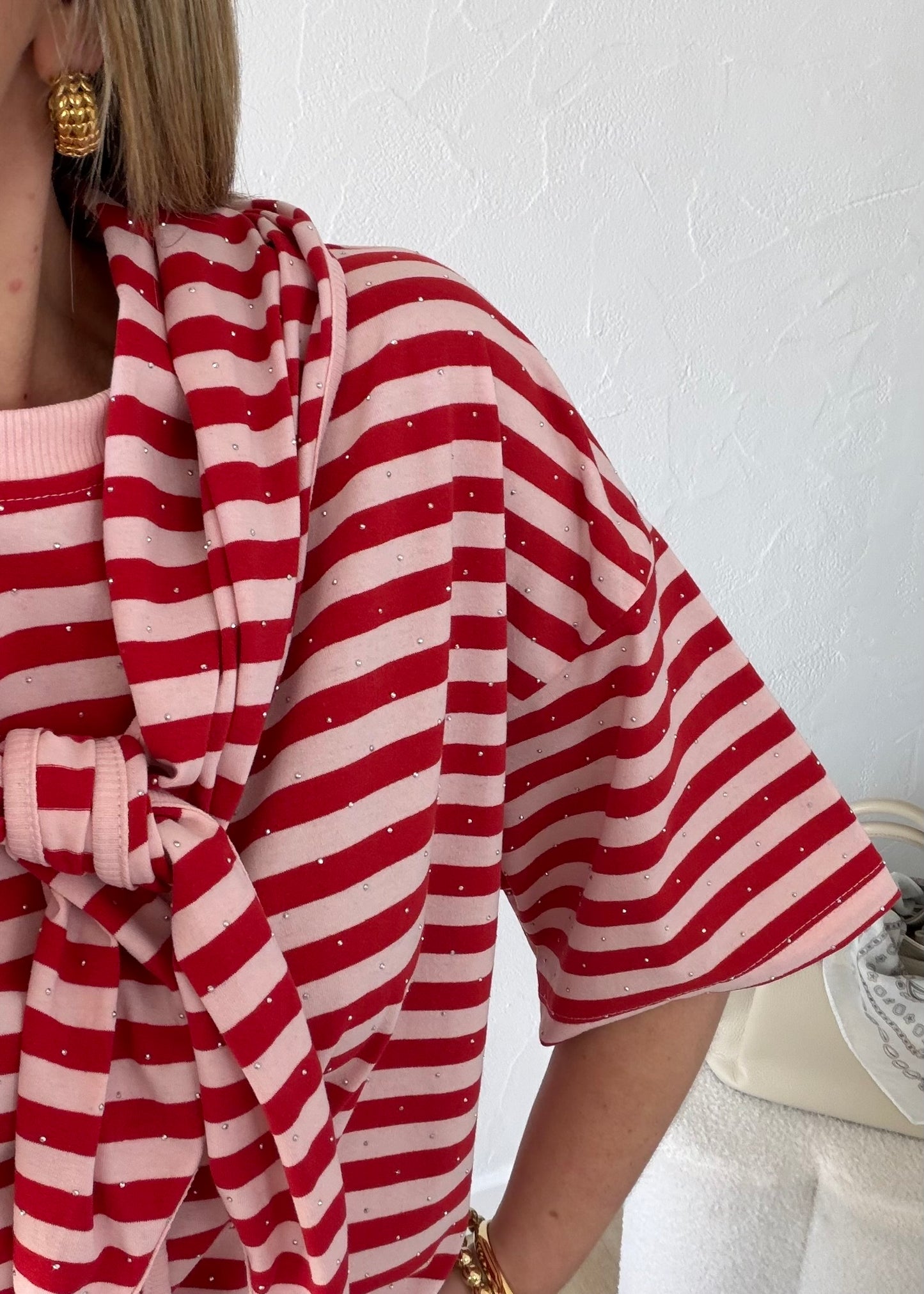 Tee-shirt ADRIANNA Rose & Rouge