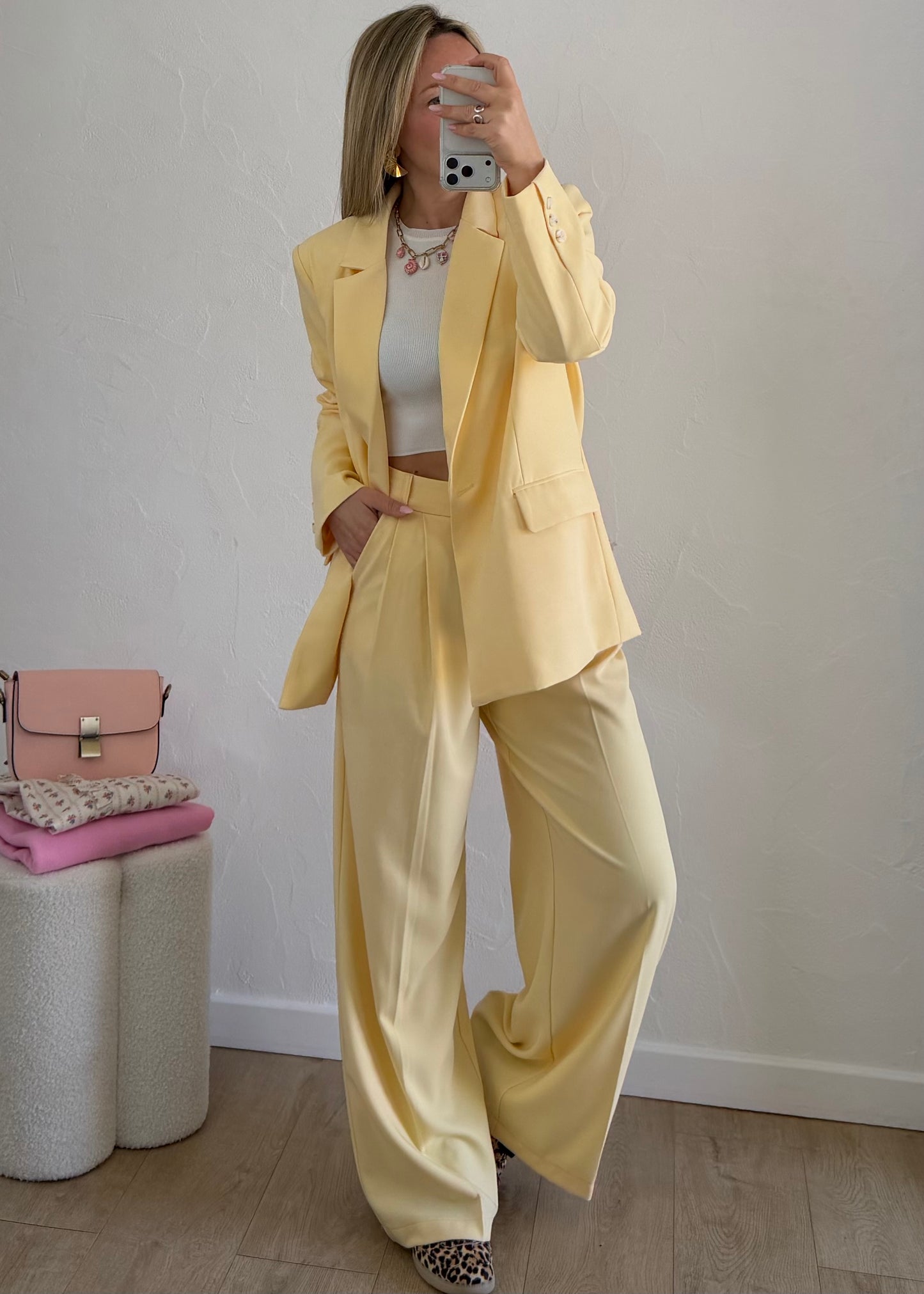 Blazer CORALIE Jaune