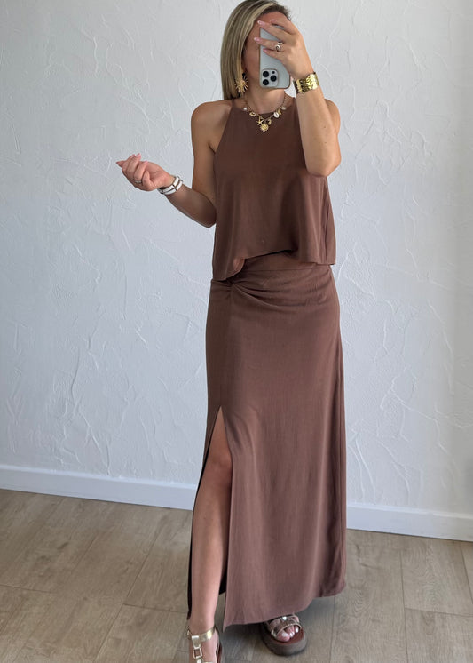 Jupe Ebony Marron