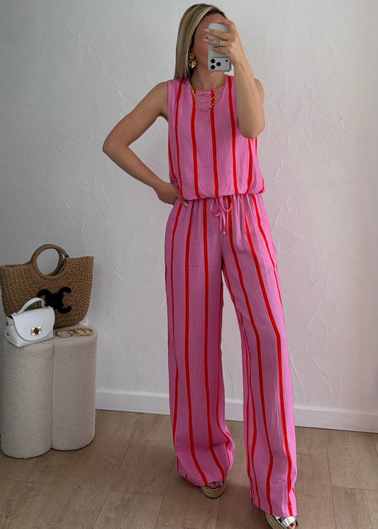 Pantalon EVANIA Rose