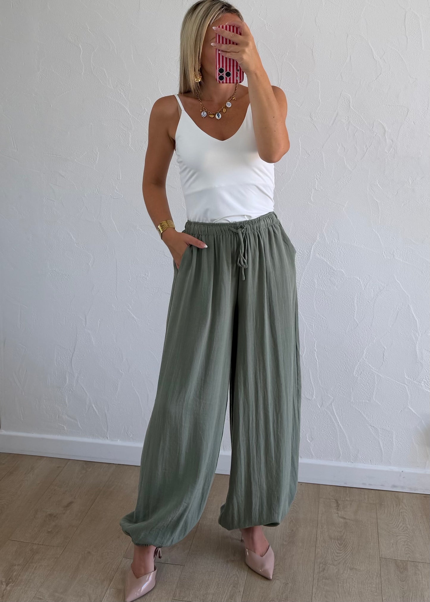 Pantalon NINON Kaki