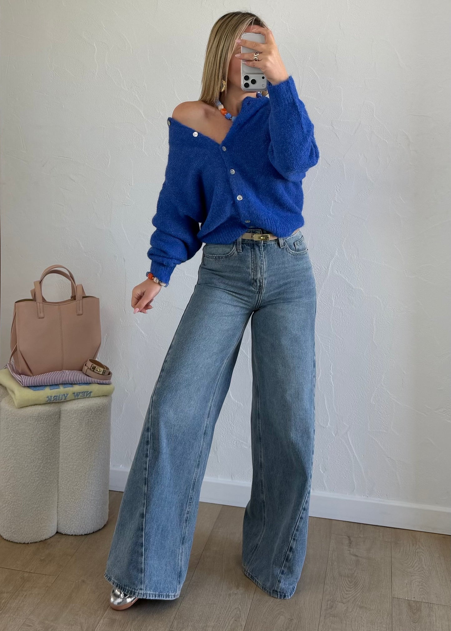 Gilet MARINA Bleu Électrique