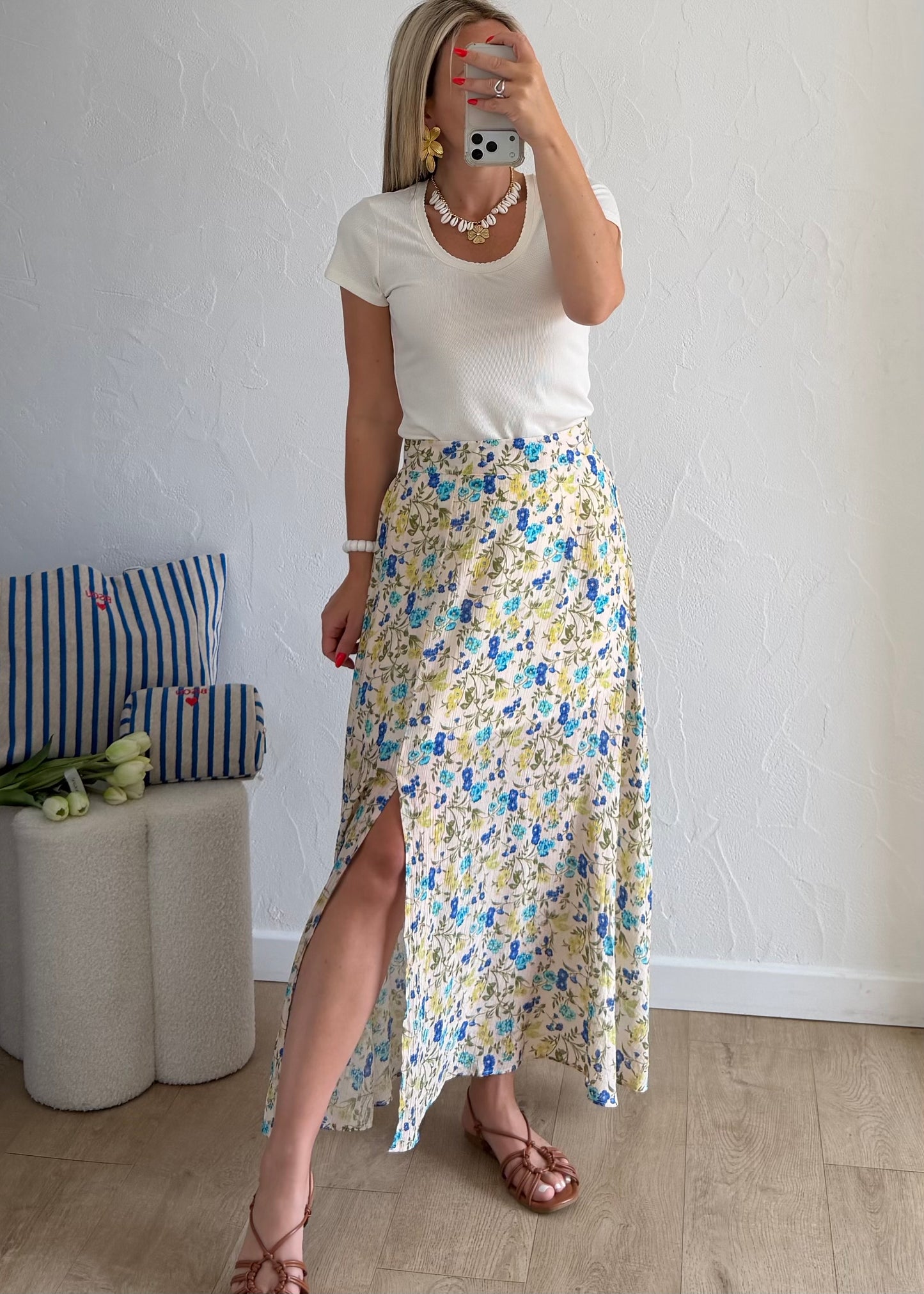 Jupe LINAELLE Beige