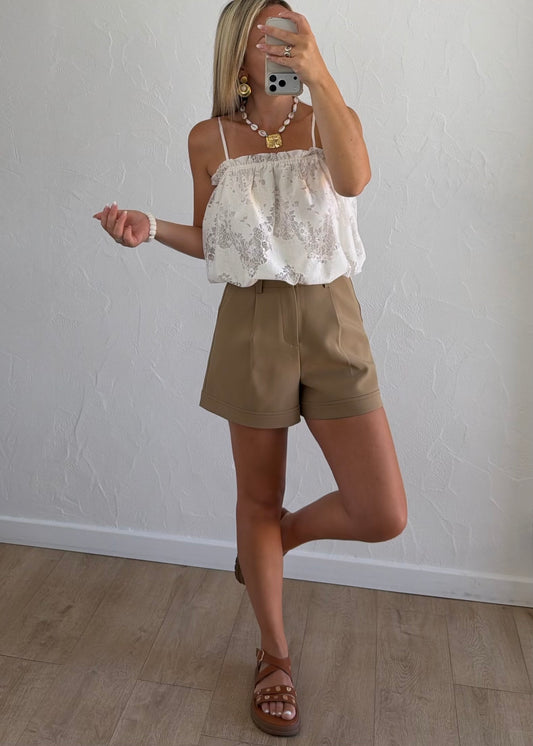 Short FLAVIE tan