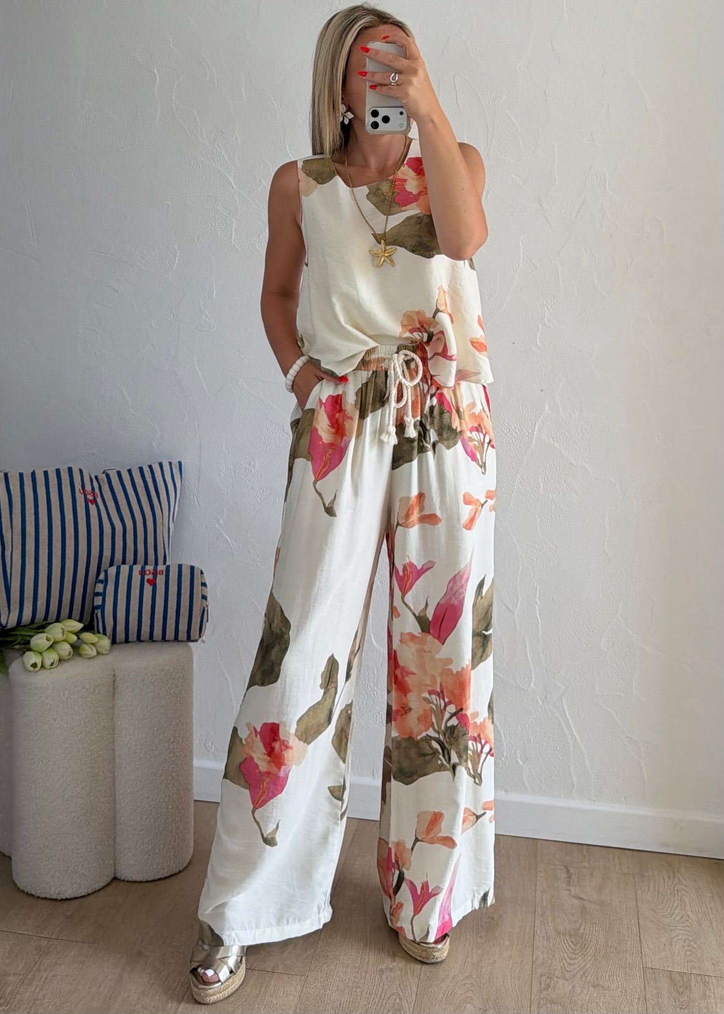 Pantalon LENA Rose