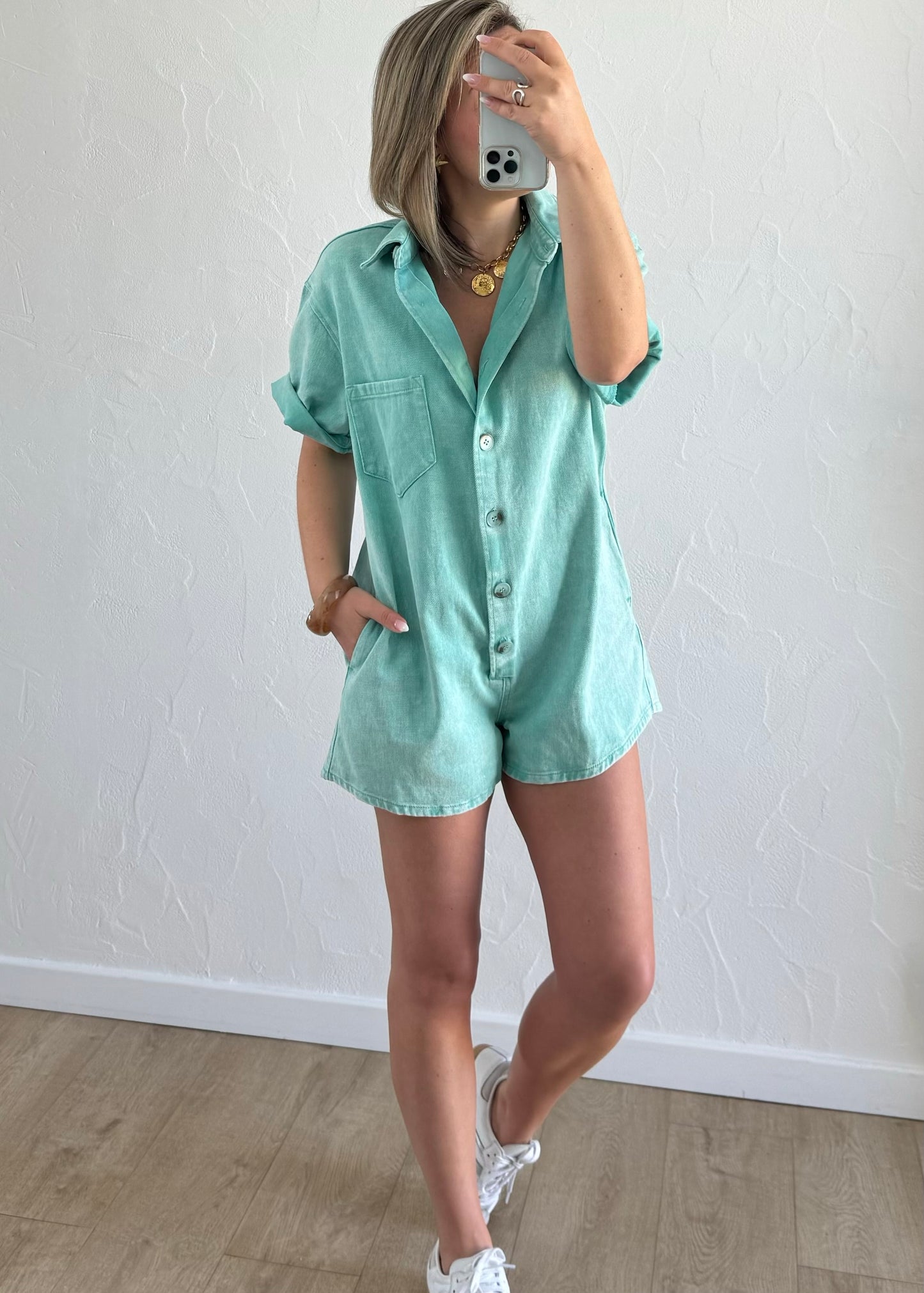 Combi-short Lana Turquoise