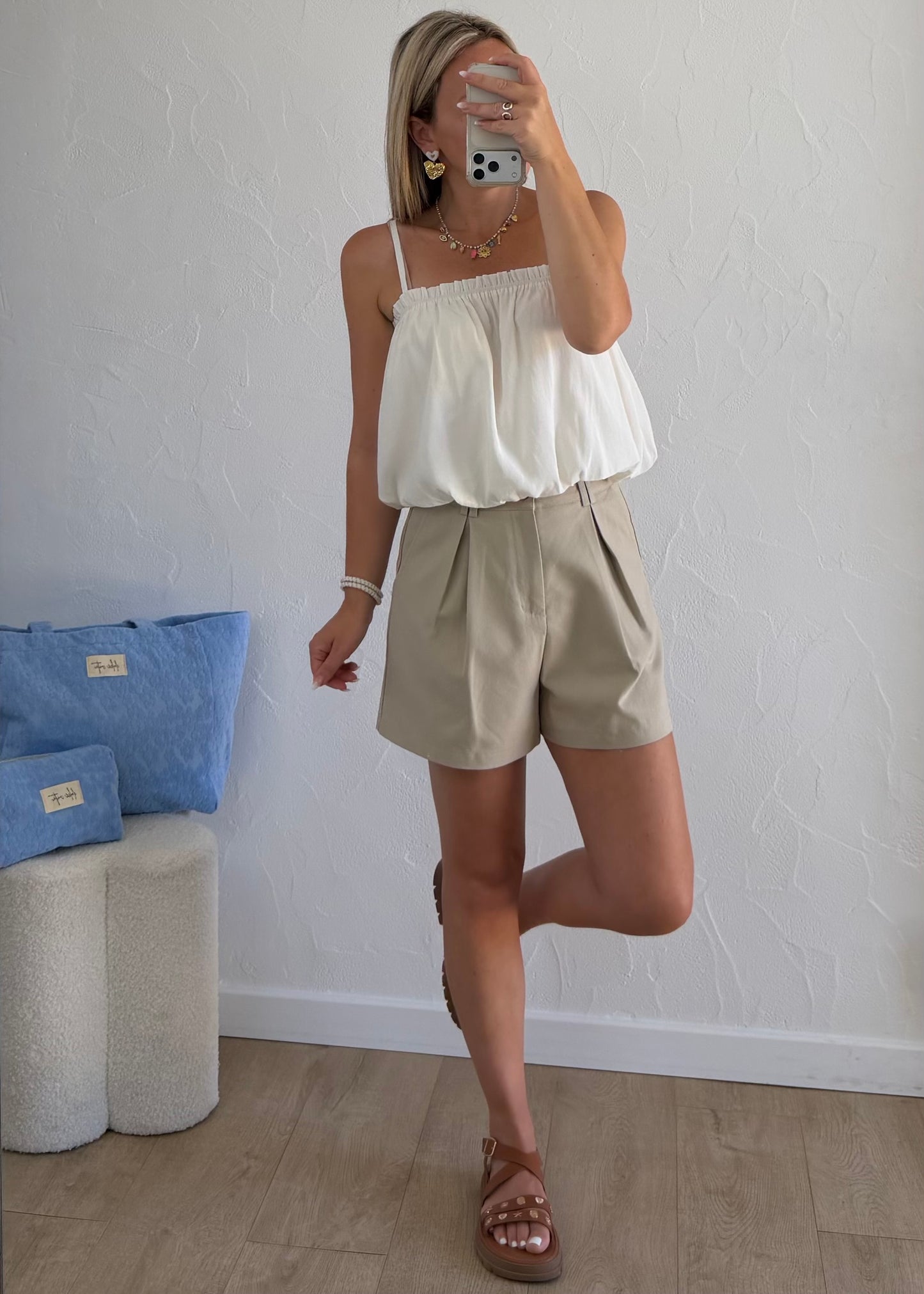 Top NOEMIE Ecru