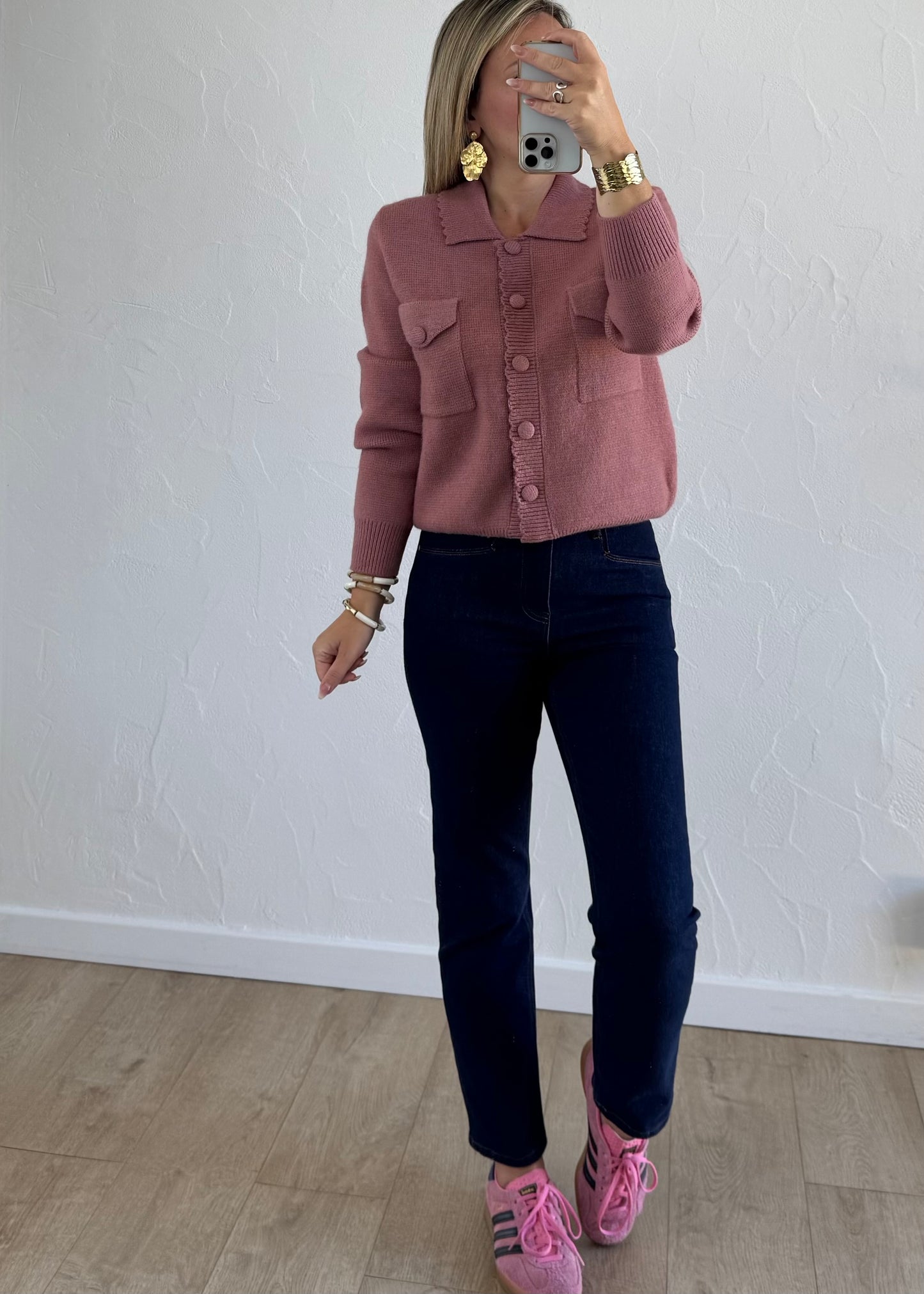 Gilet LEONA Rose