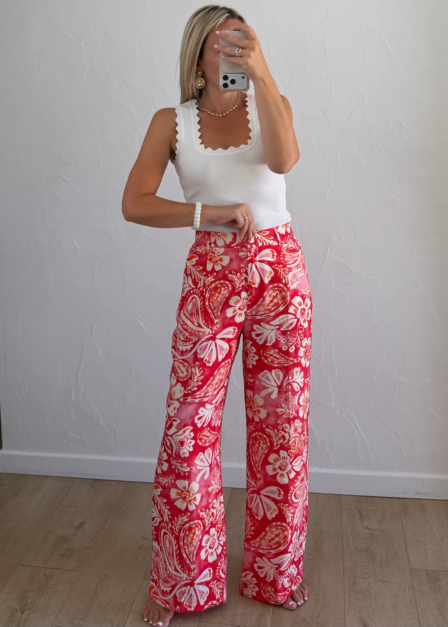 Pantalon MAHAUT Corail