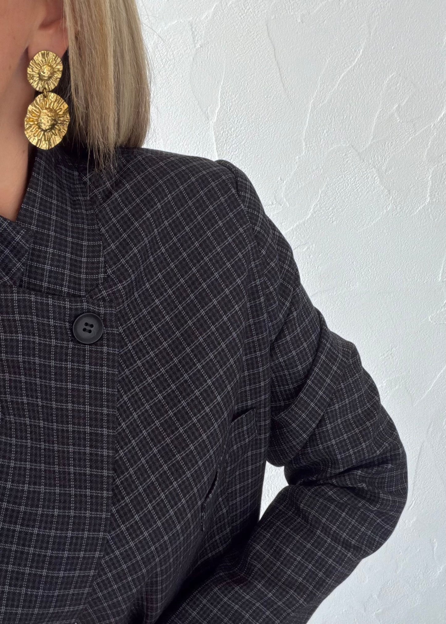 Blazer Telma à carreaux