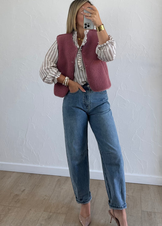 Veste LOUISE Framboise