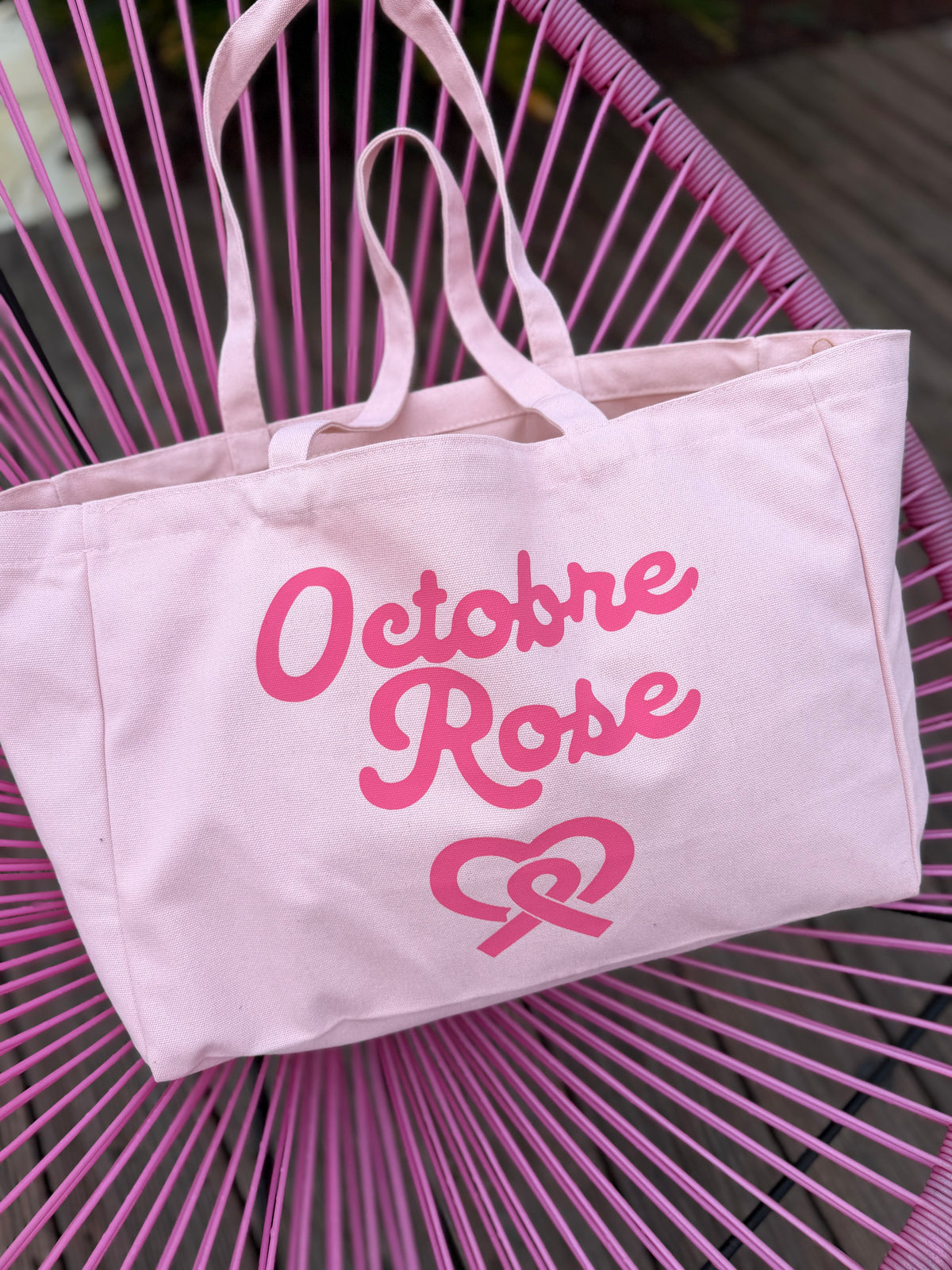 Octobre Rose • 1 sac = 1 Don de 5€ reversé à la ligue contre le cancer