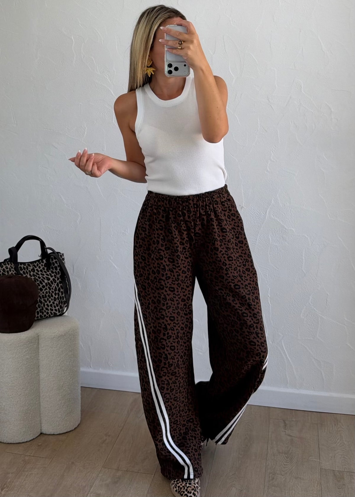 Pantalon Salomé léopard