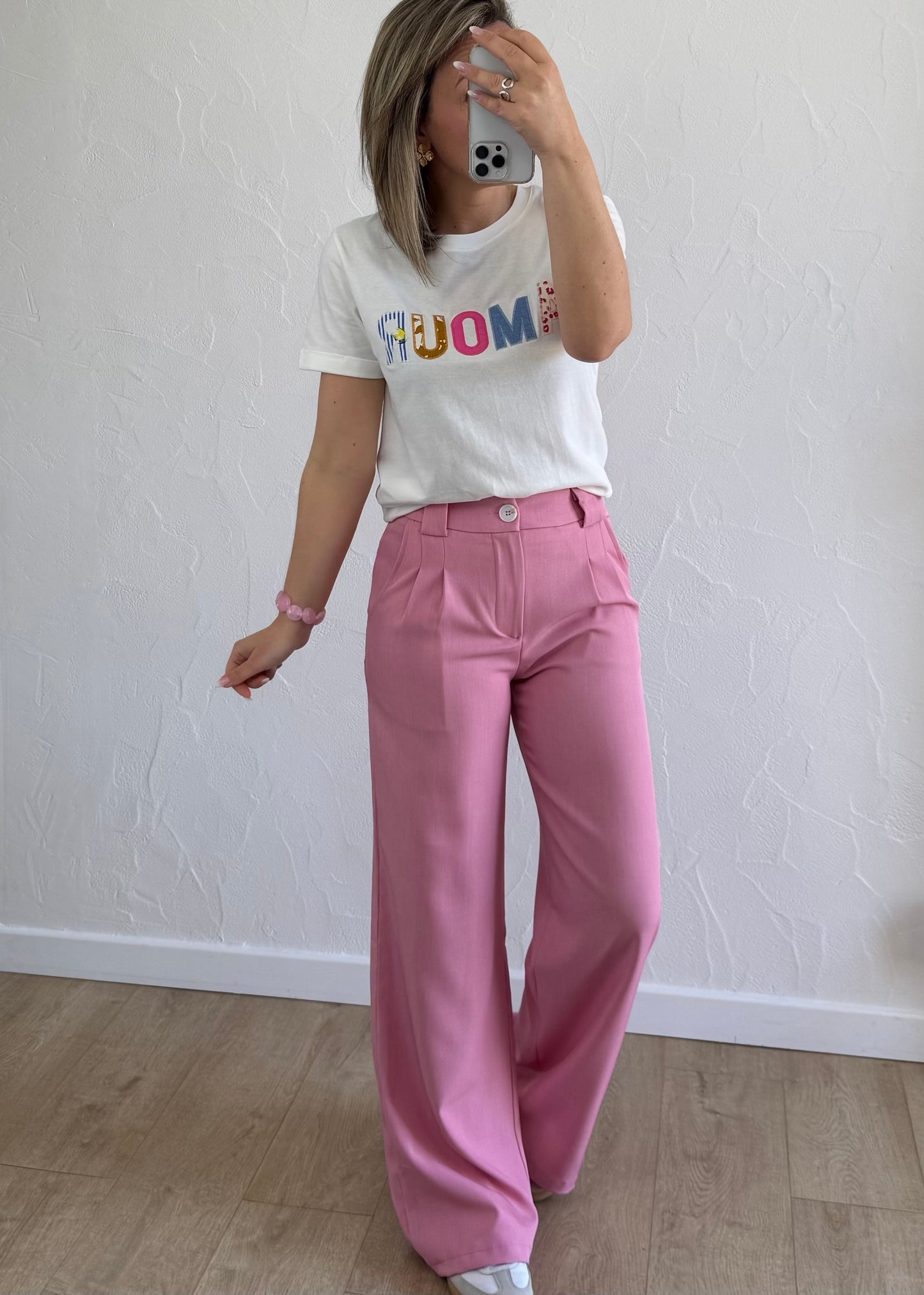 T-shirt « AMOUR » blanc