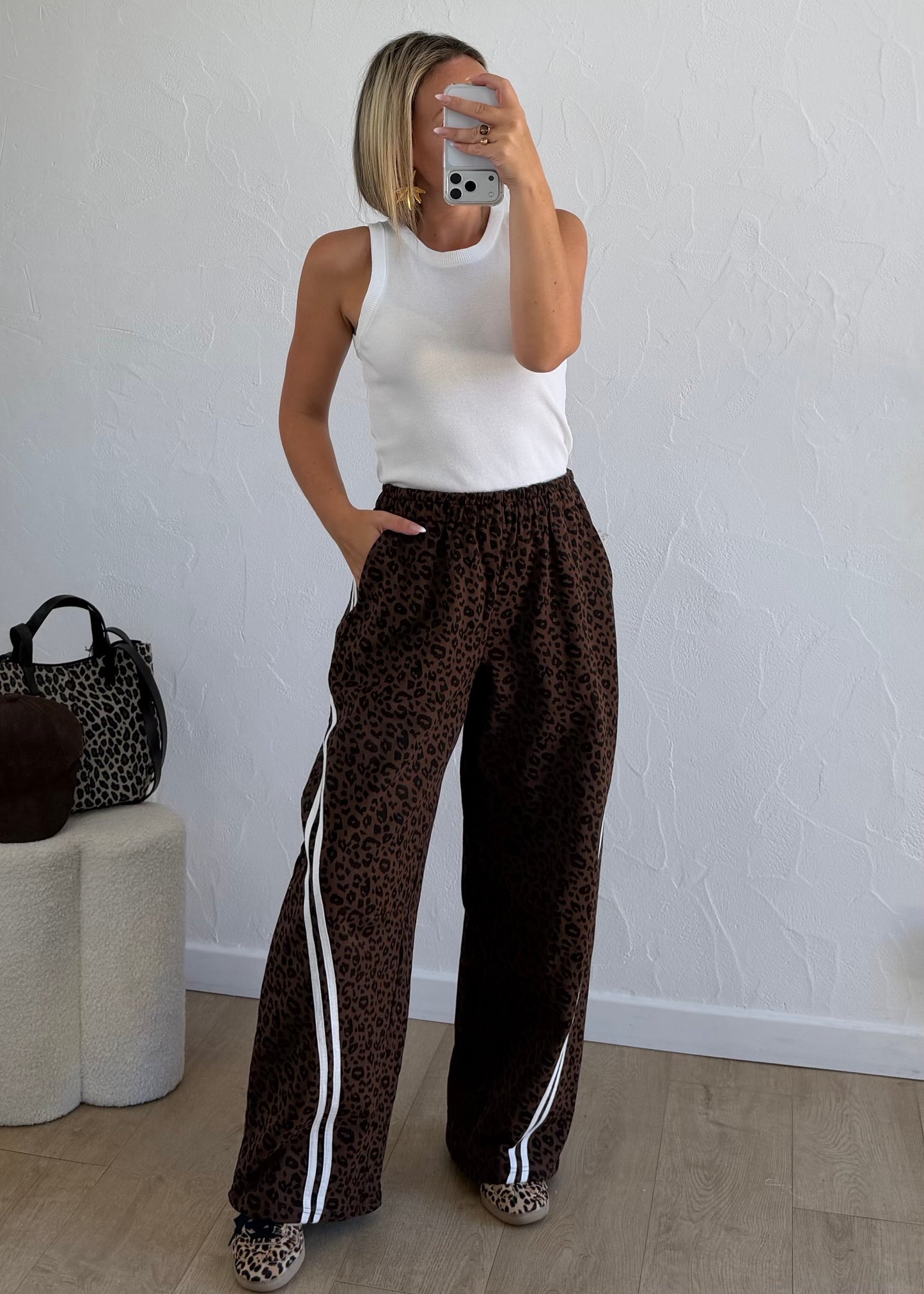 Pantalon Salomé léopard